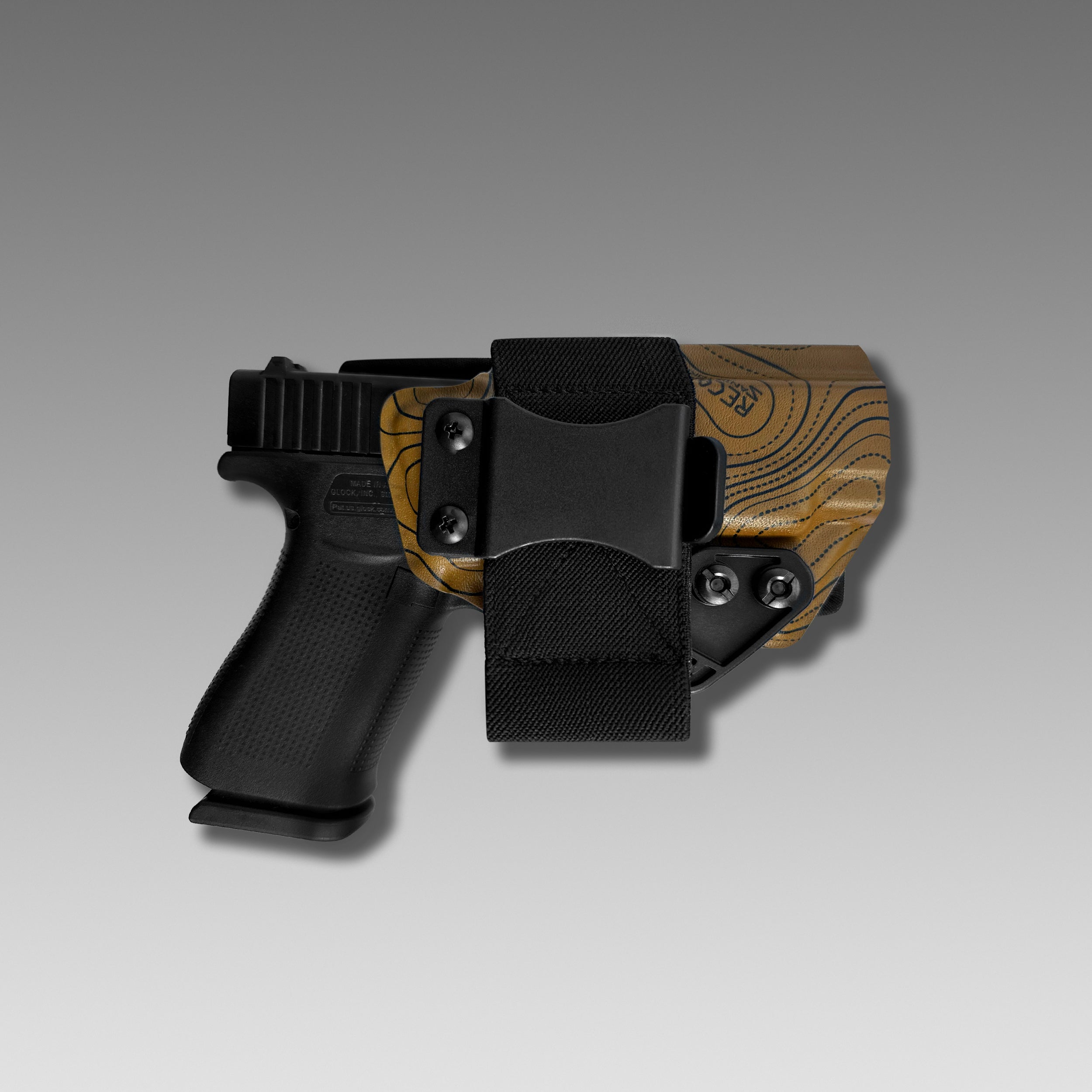 QAPS CORDURA® CONCEALMENT BAG (SMALL) BLACK WITH IWB ADAPTER