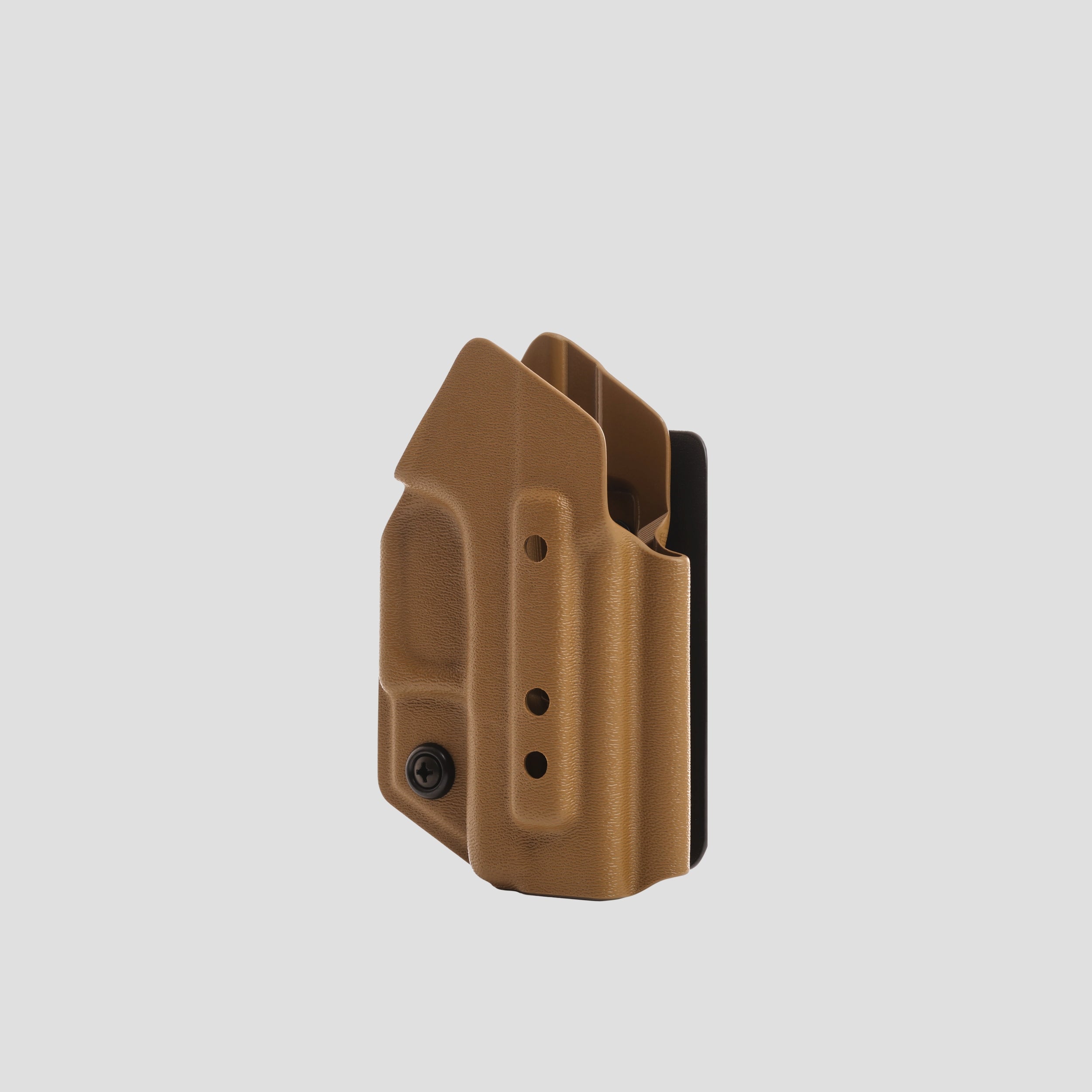 KYDEX HOLSTER WITH VELCRO® HOOK ATTACHMENT PANEL (NO LIGHT/LASER) COYOTE BROWN - 945industries