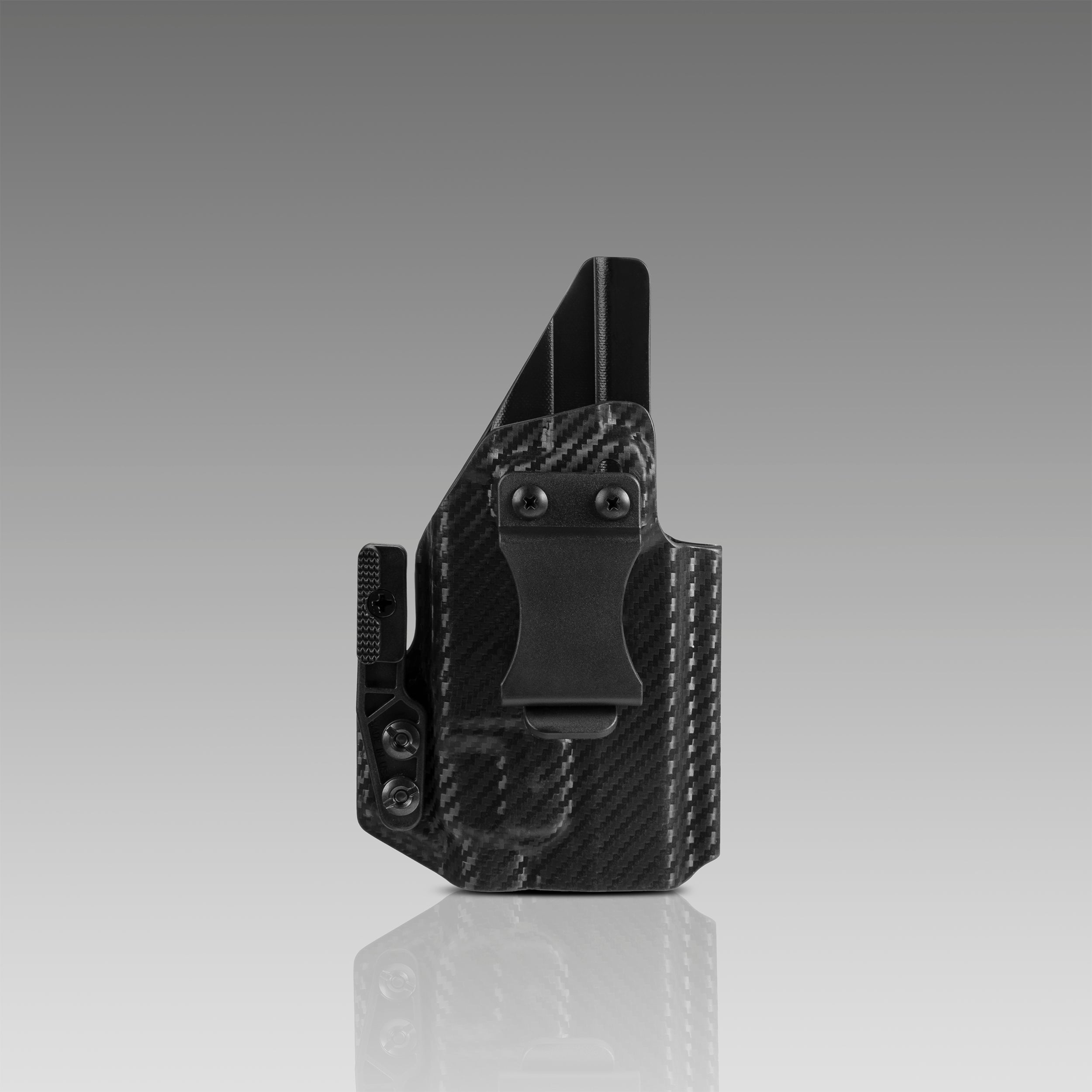 FUNDA KYDEX PARA EL INTERIOR DE LA CINTURA (IWB) (SIN LUZ/LÁSER) NEGRA