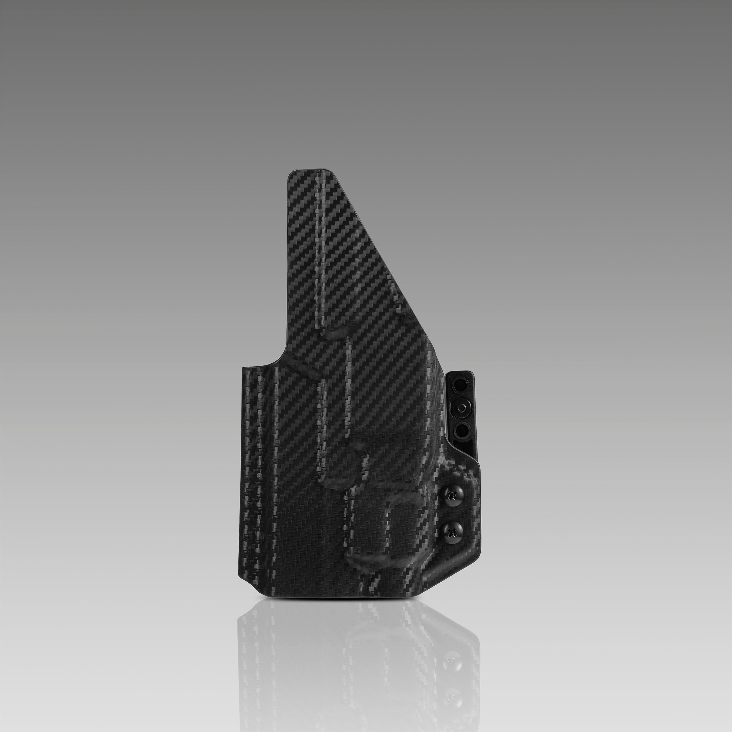 FUNDA KYDEX PARA EL INTERIOR DE LA CINTURA (IWB) (SIN LUZ/LÁSER) NEGRA