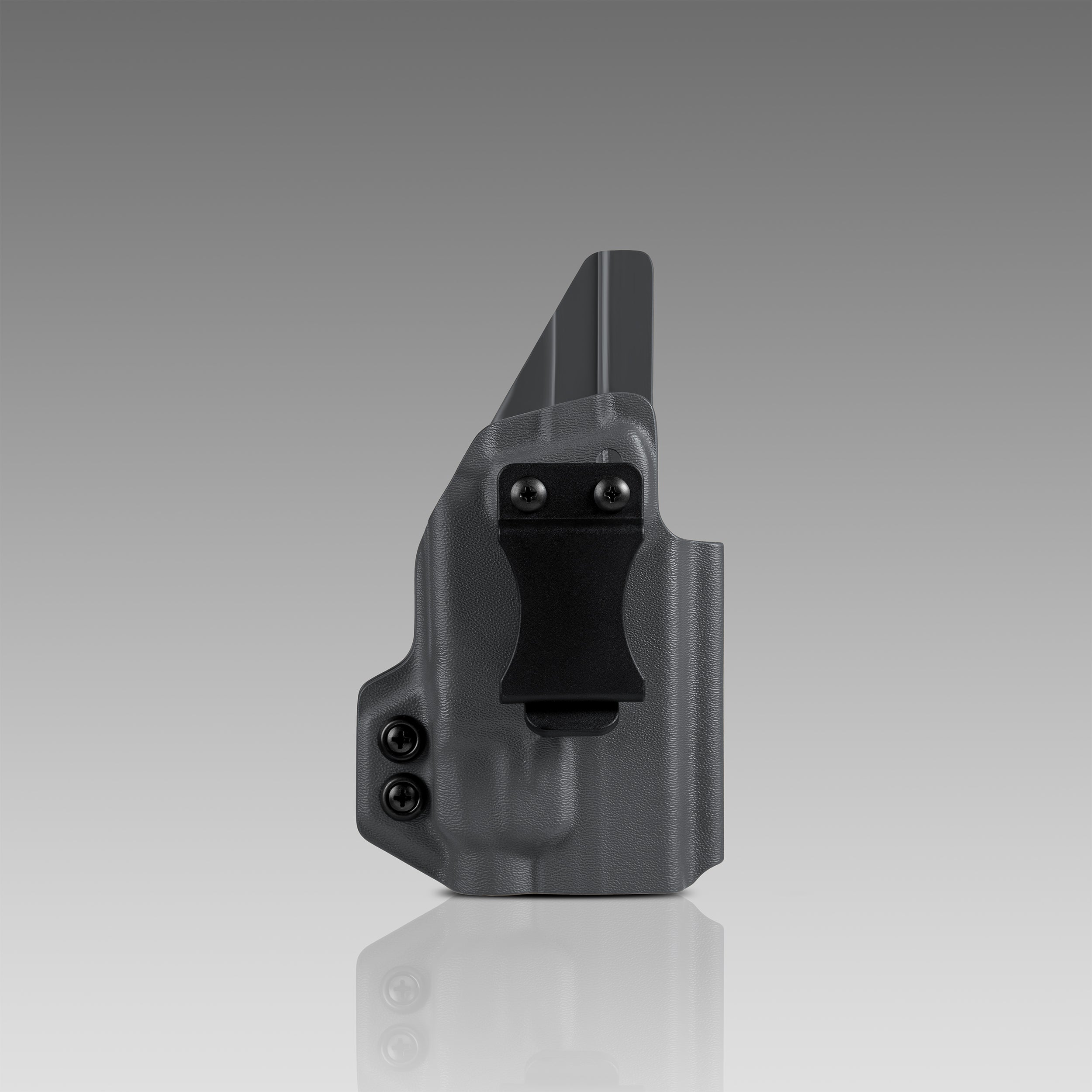FUNDA KYDEX PARA EL INTERIOR DE LA CINTURA (IWB) (SIN LUZ/LÁSER) NEGRA