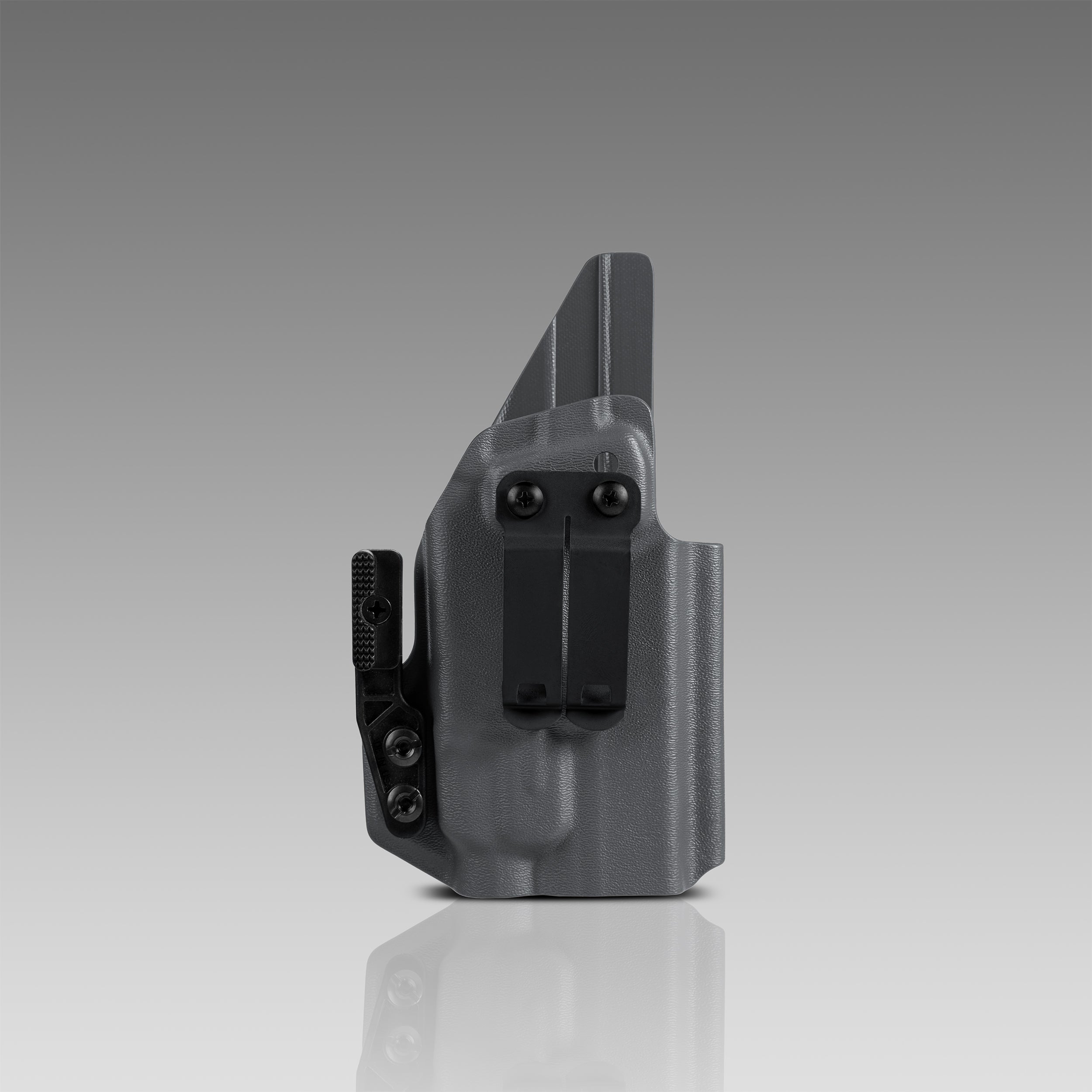 FUNDA KYDEX PARA EL INTERIOR DE LA CINTURA (IWB) (SIN LUZ/LÁSER) NEGRA