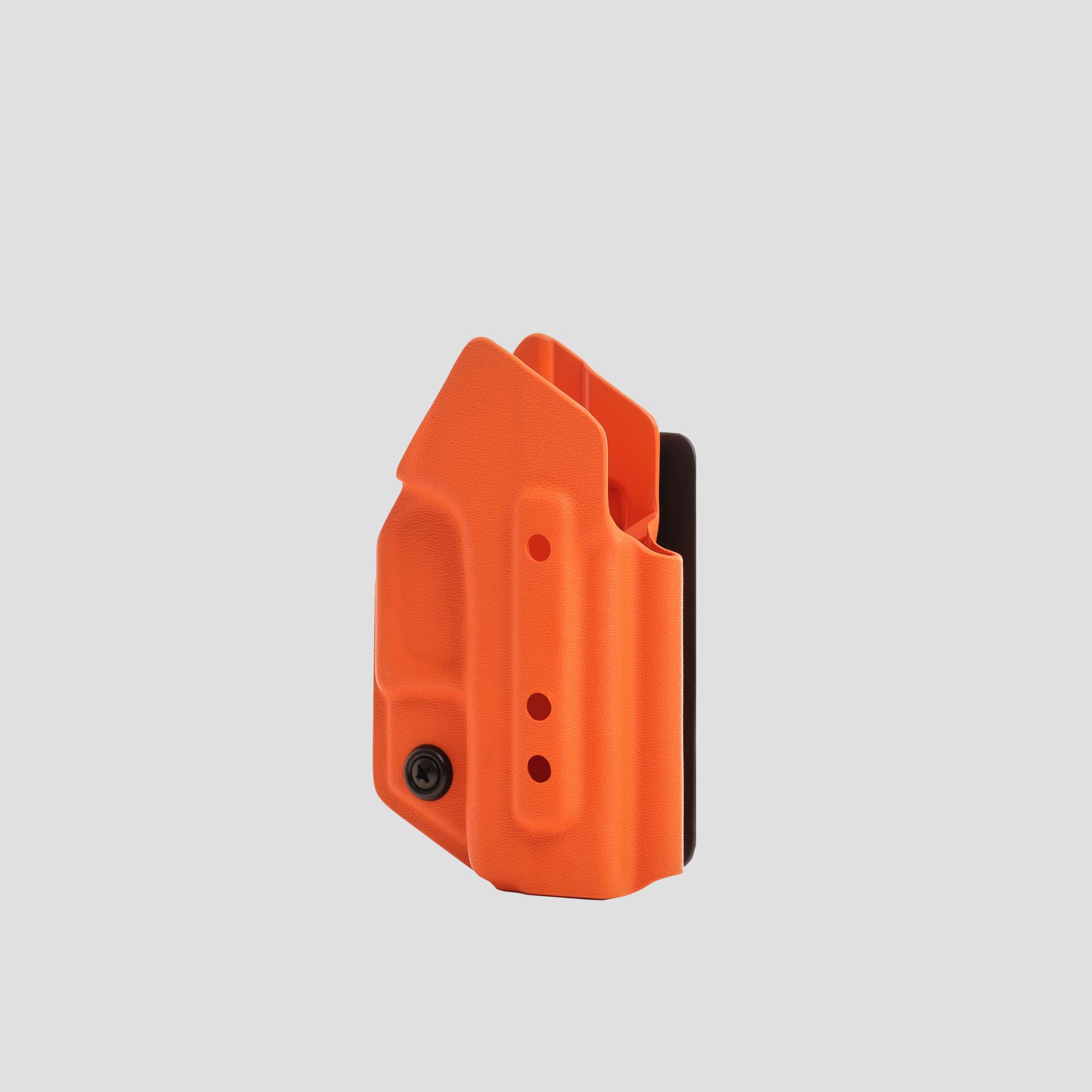 KYDEX HOLSTER WITH VELCRO® HOOK ATTACHMENT PANEL (NO LIGHT/LASER) HUNTER ORANGE - 945industries