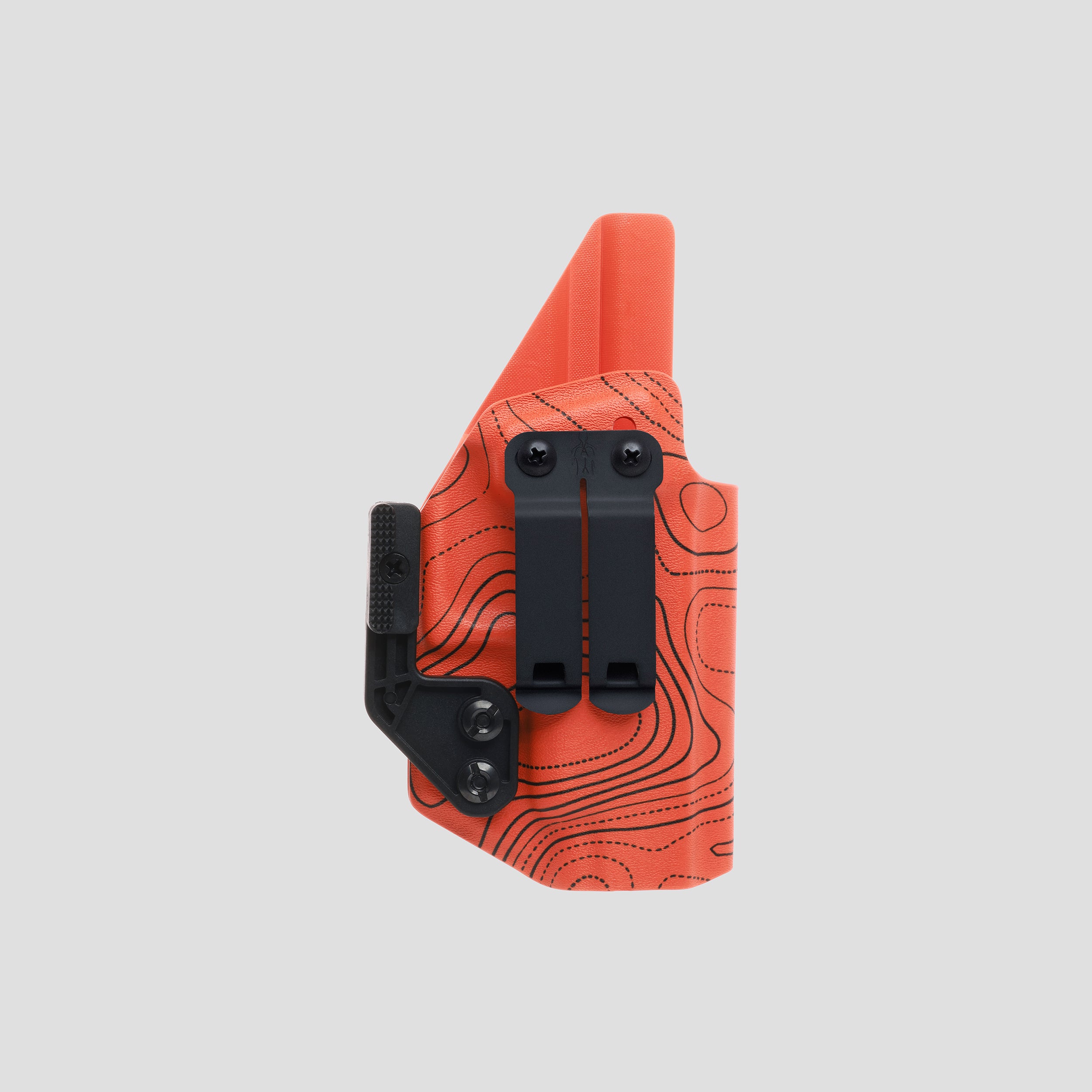 KYDEX HOLSTER INSIDE THE WAISTBAND (IWB) (NO LIGHT/LASER) TOPO DEMO ORANGE - 945industries