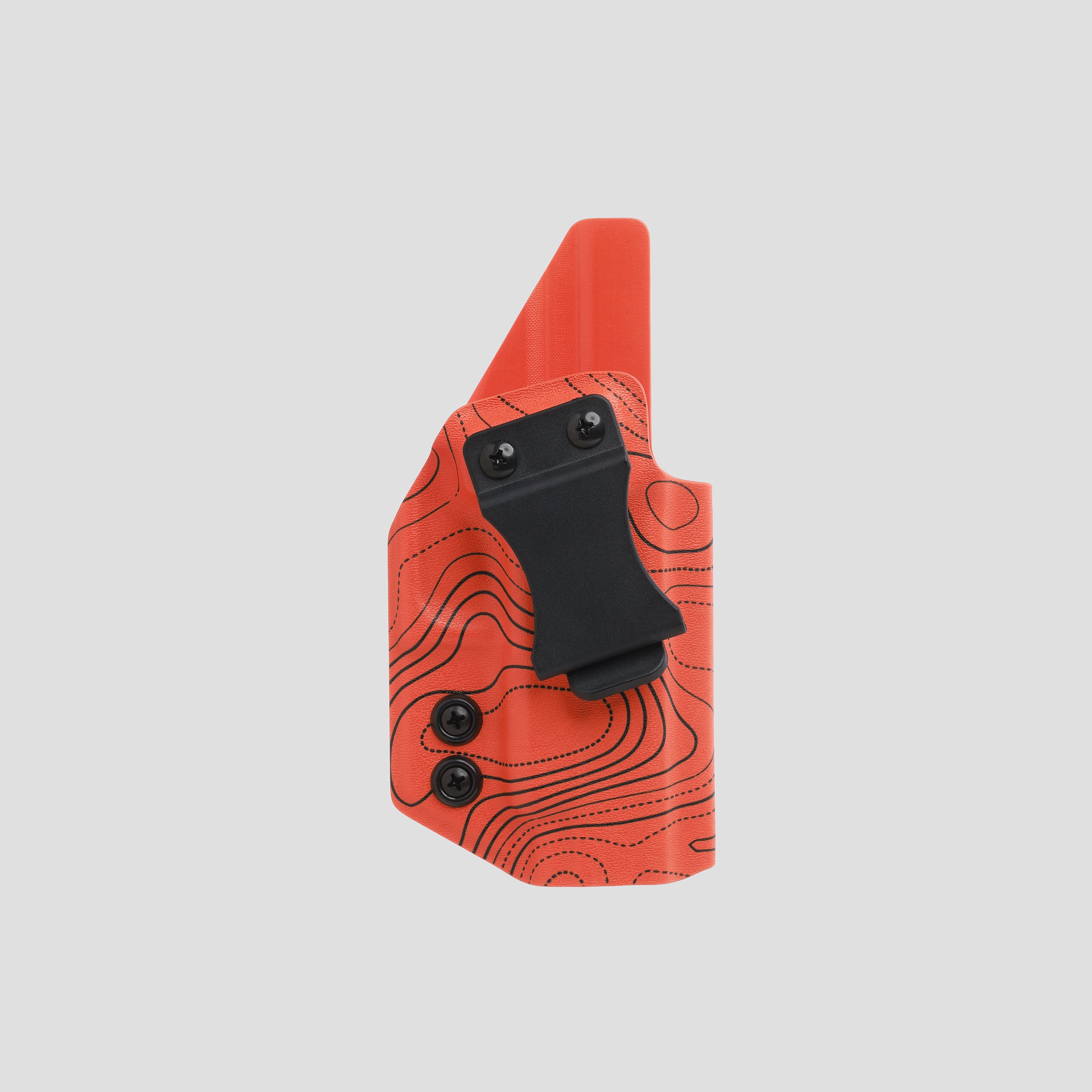 KYDEX HOLSTER INSIDE THE WAISTBAND (IWB) (NO LIGHT/LASER) TOPO DEMO ORANGE - 945industries