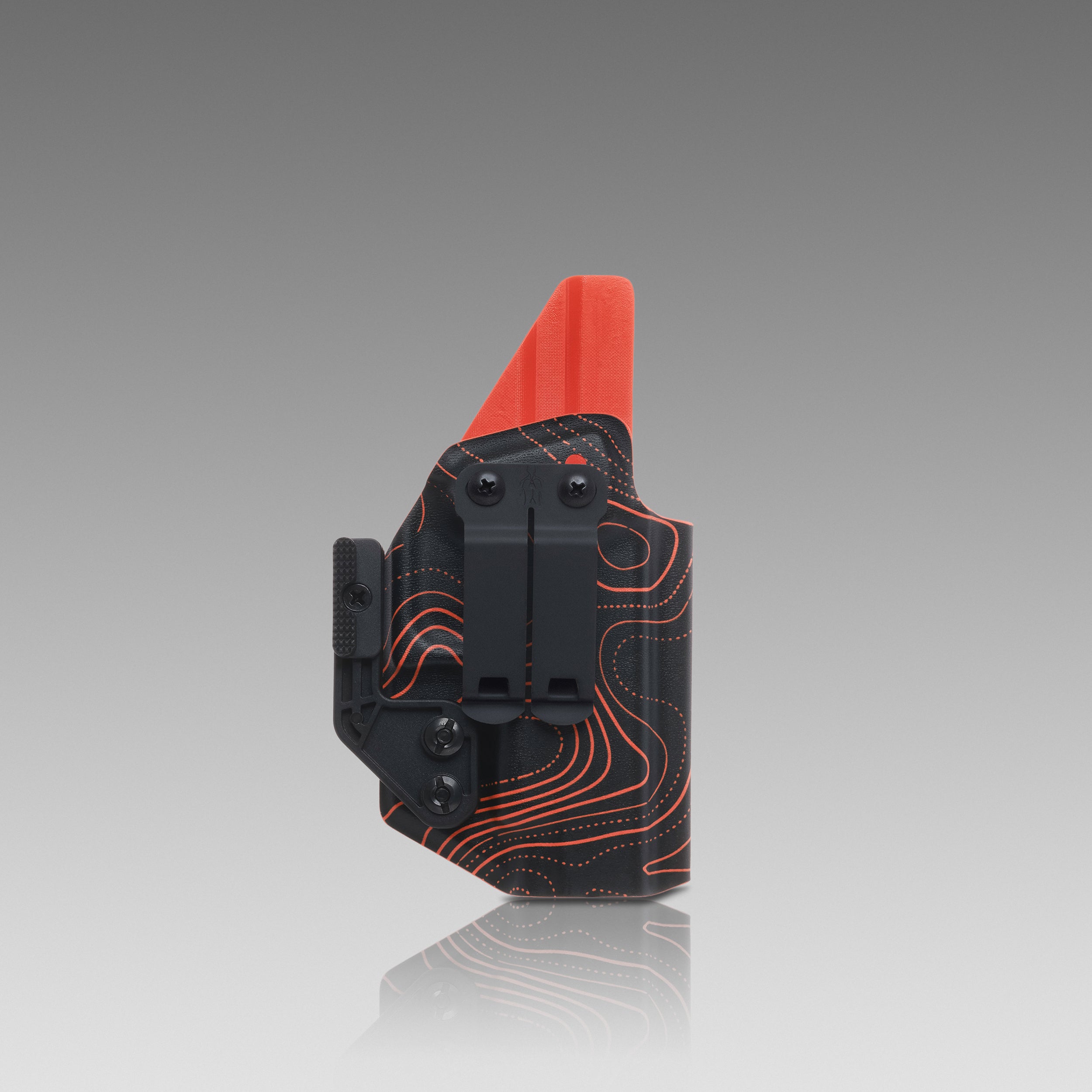 KYDEX HOLSTER INSIDE THE WAISTBAND (IWB) (NO LIGHT/LASER) TOPO AURORA ORANGE - 945industries