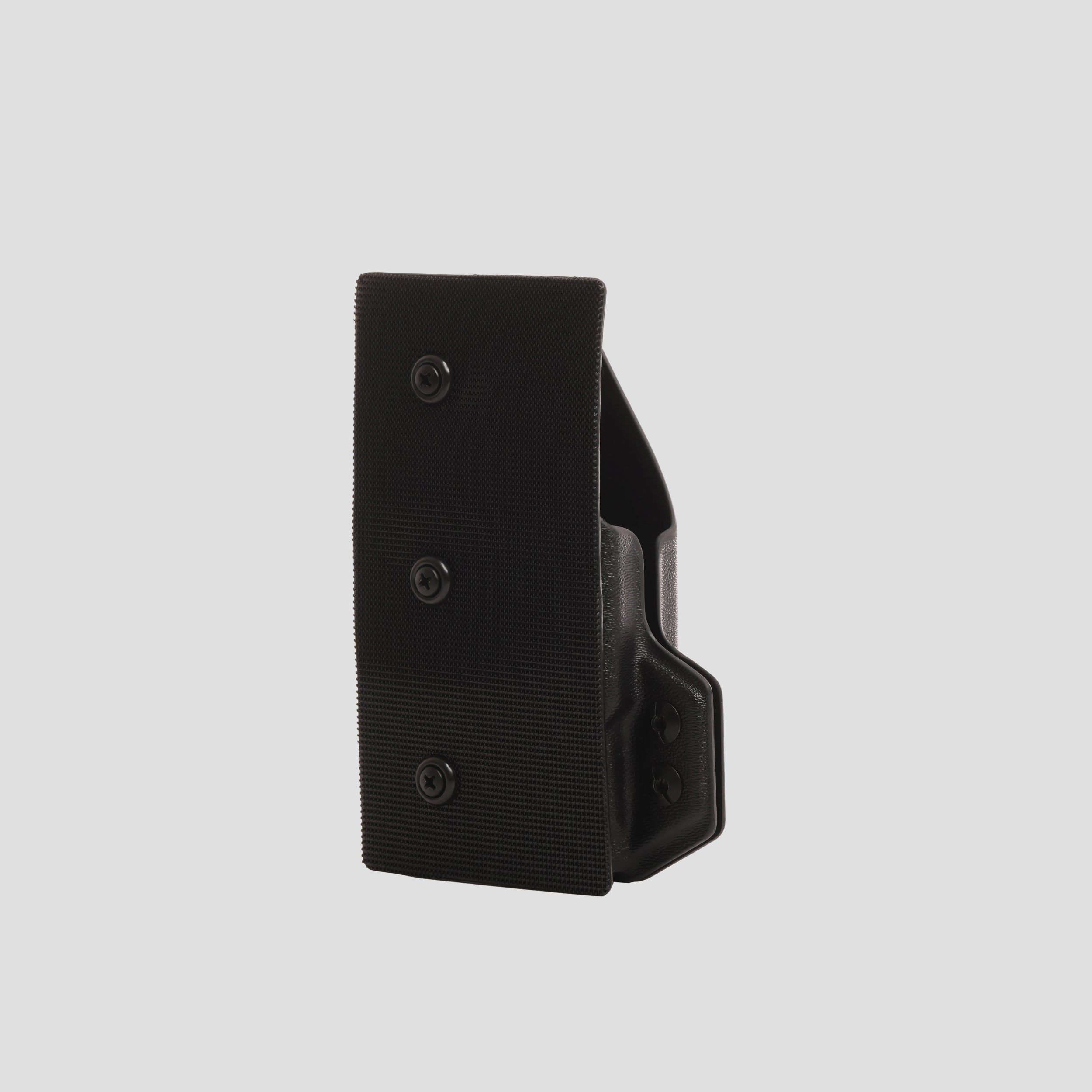KYDEX HOLSTER WITH VELCRO® HOOK ATTACHMENT PANEL (LIGHT BEARING) BLACK - 945industries