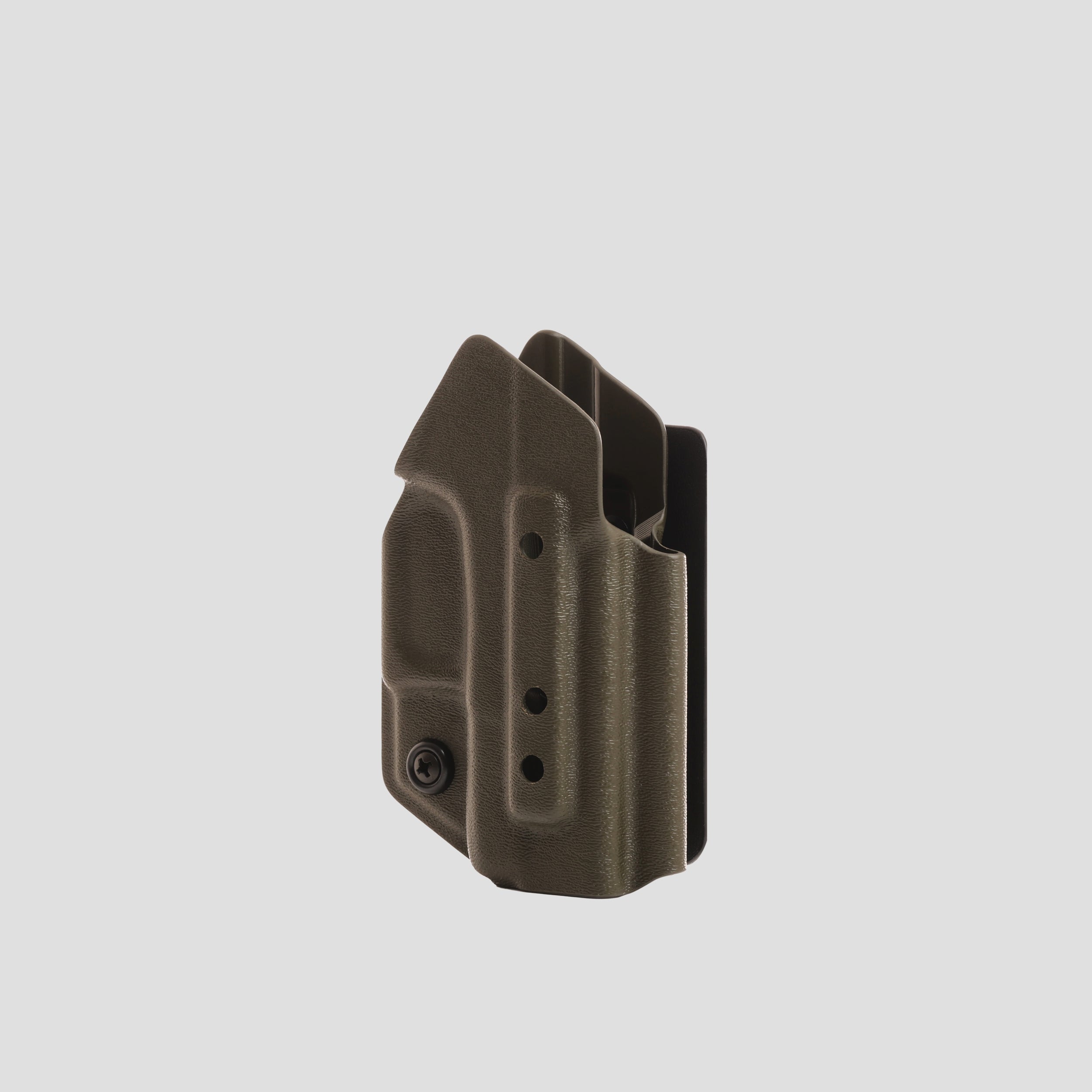 KYDEX HOLSTER WITH VELCRO® HOOK ATTACHMENT PANEL (NO LIGHT/LASER) OD GREEN - 945industries