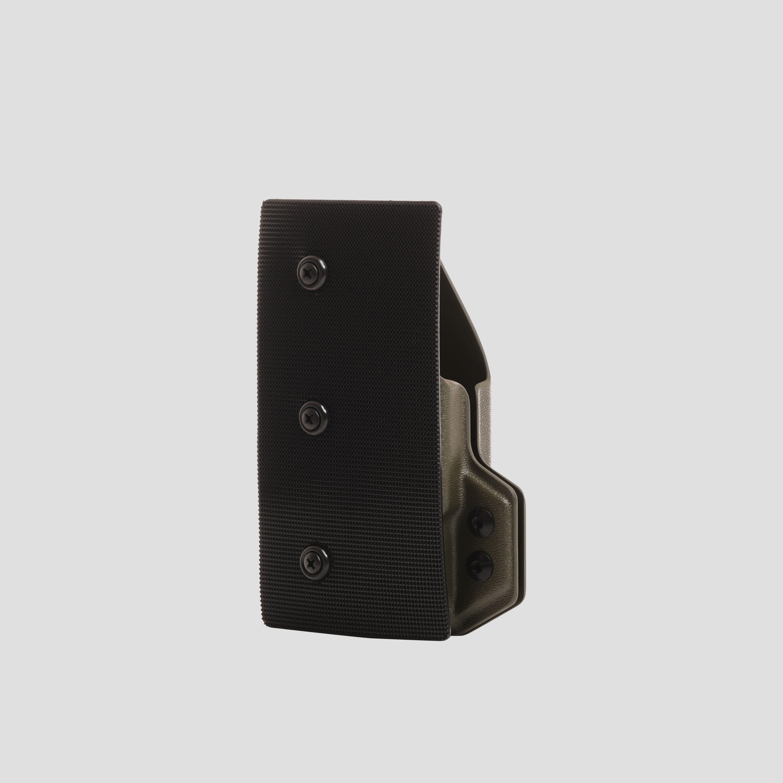 KYDEX HOLSTER WITH VELCRO® HOOK ATTACHMENT PANEL (LIGHT BEARING) OD GREEN - 945industries