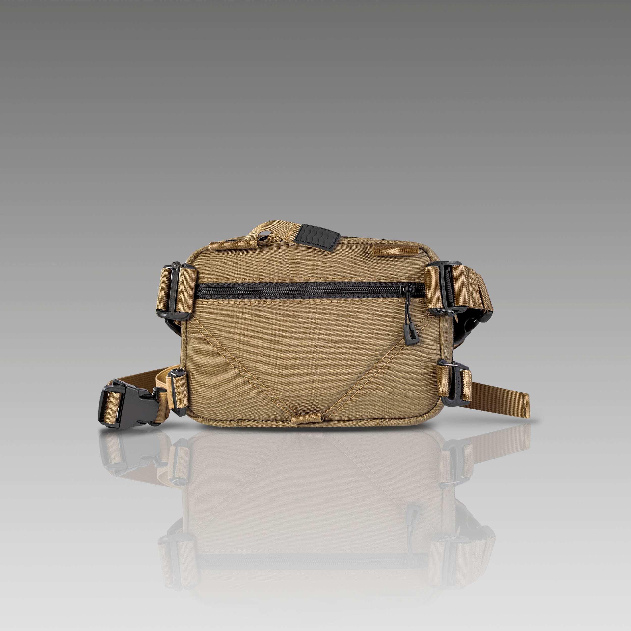 QAPL CORDURA® CONCEALMENT BAG (LARGE) DESERT SAND WITH KYDEX HOLSTER