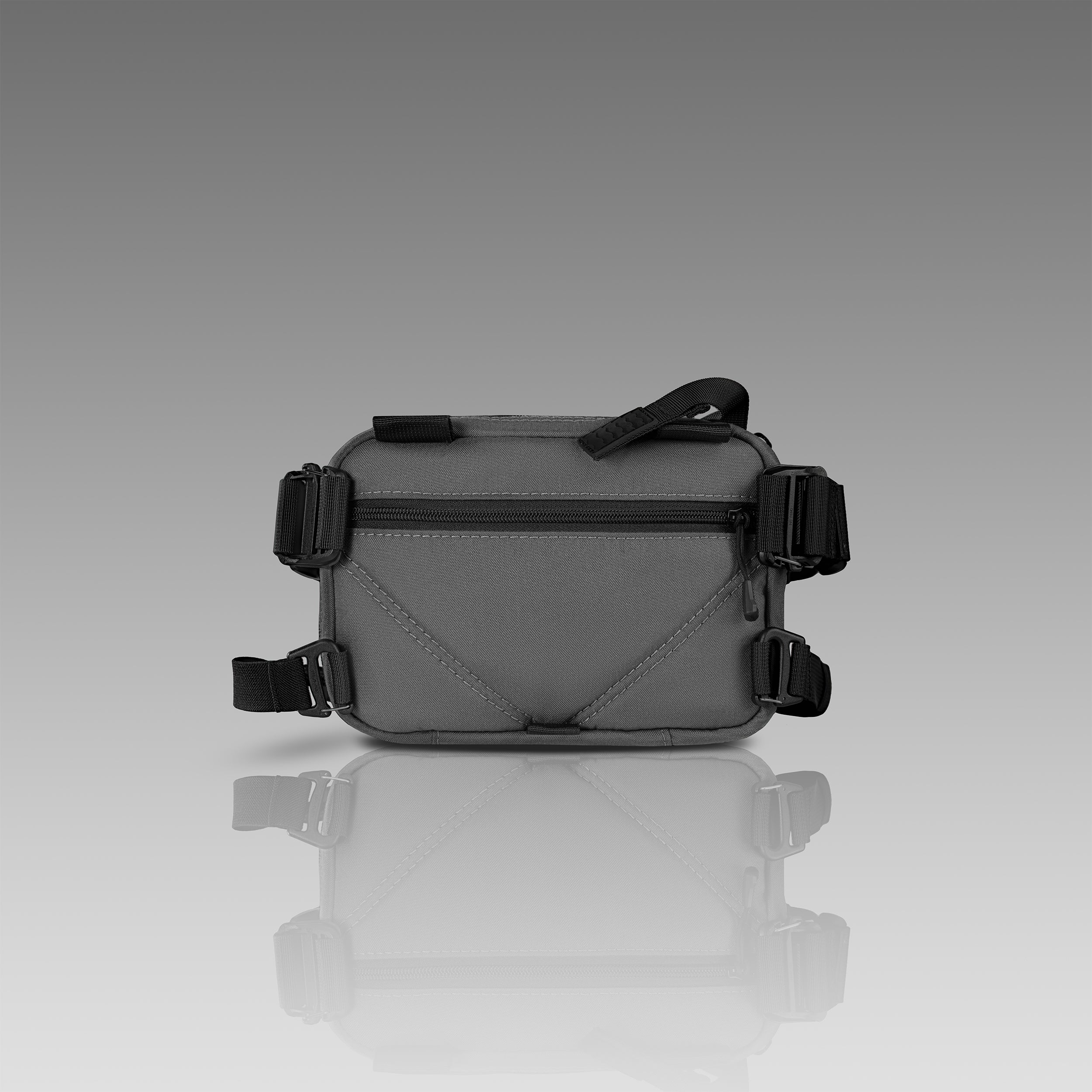 TÚI GIẤU BẰNG CORDURA® QAPL (LỚN) MÀU XÁM GUNMETAL