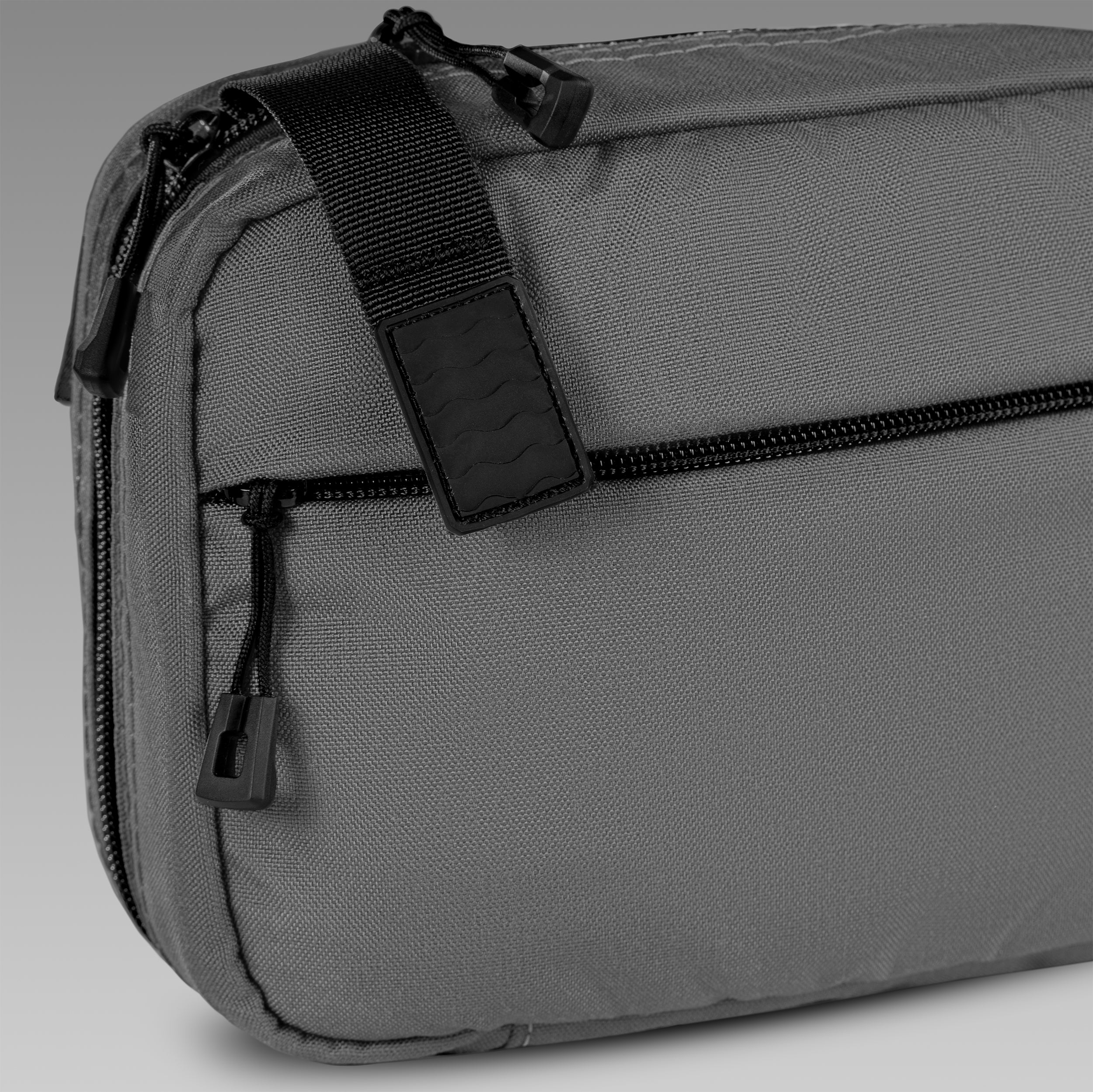 TÚI GIẤU BẰNG CORDURA® QAPL (LỚN) MÀU XÁM GUNMETAL