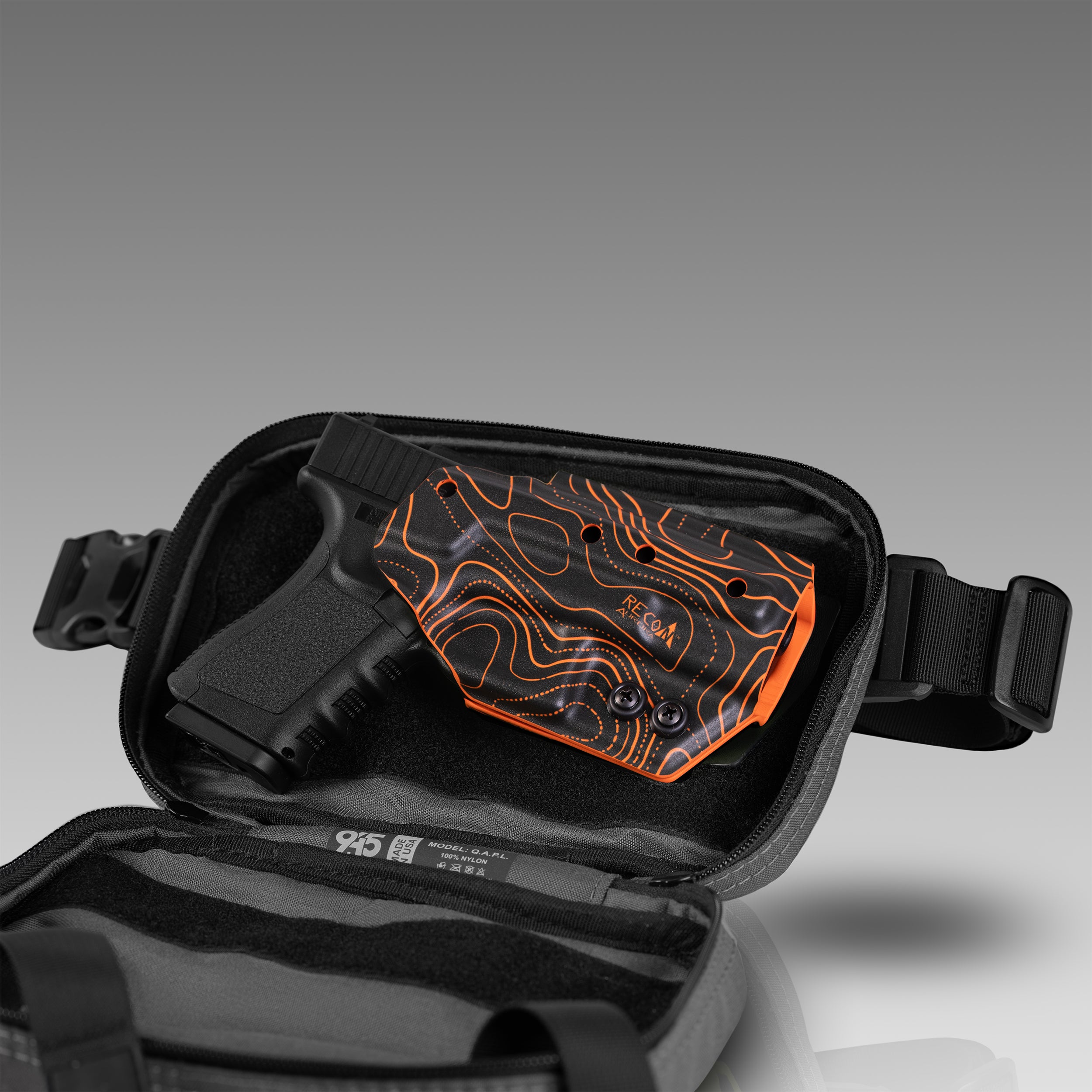 QAPL CORDURA® BOLSA DE OCULTAÇÃO (GRANDE) CINZA METALIZADO