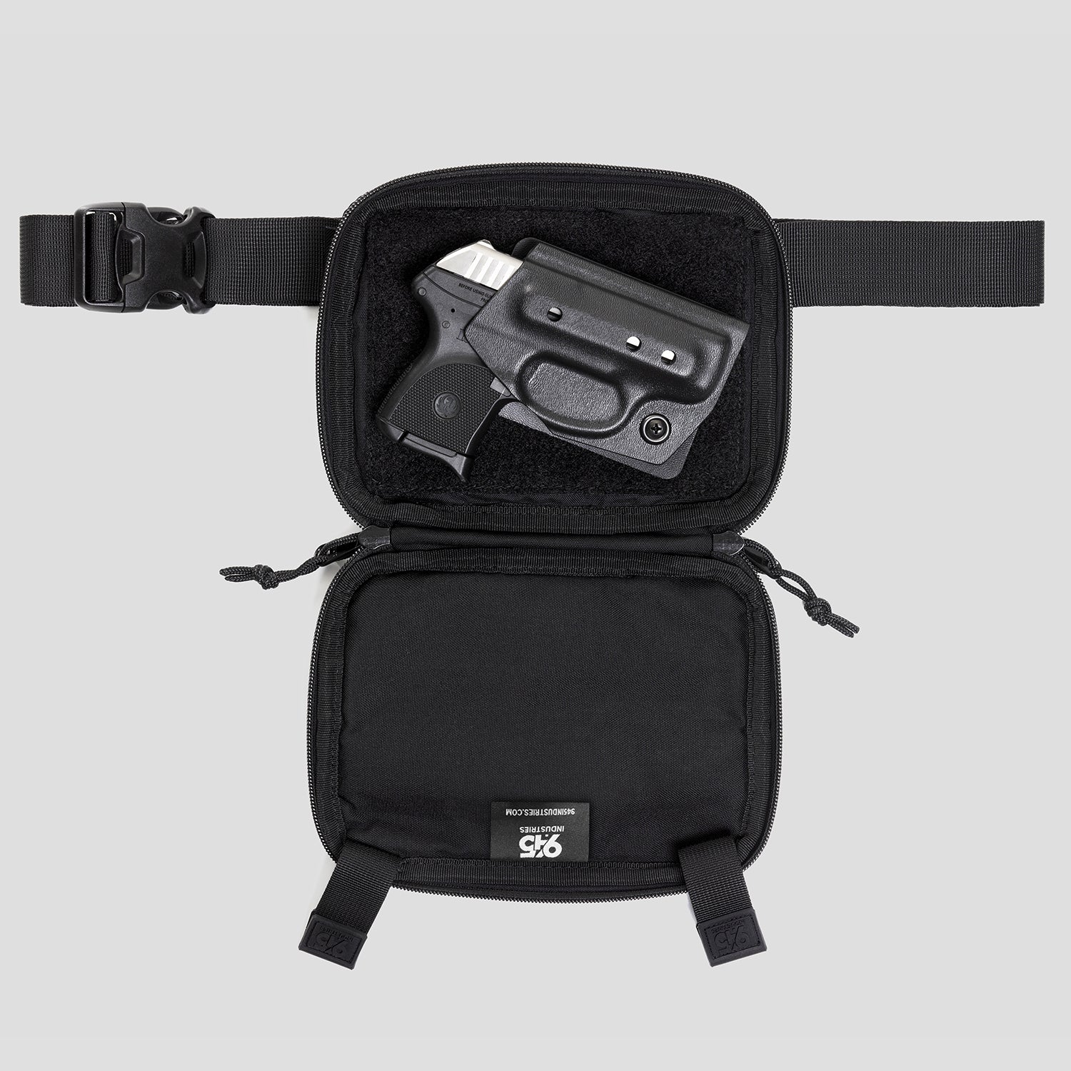 حقيبة إخفاء QAPS CORDURA® (صغيرة) بشريط فيلكرو أمامي أسود