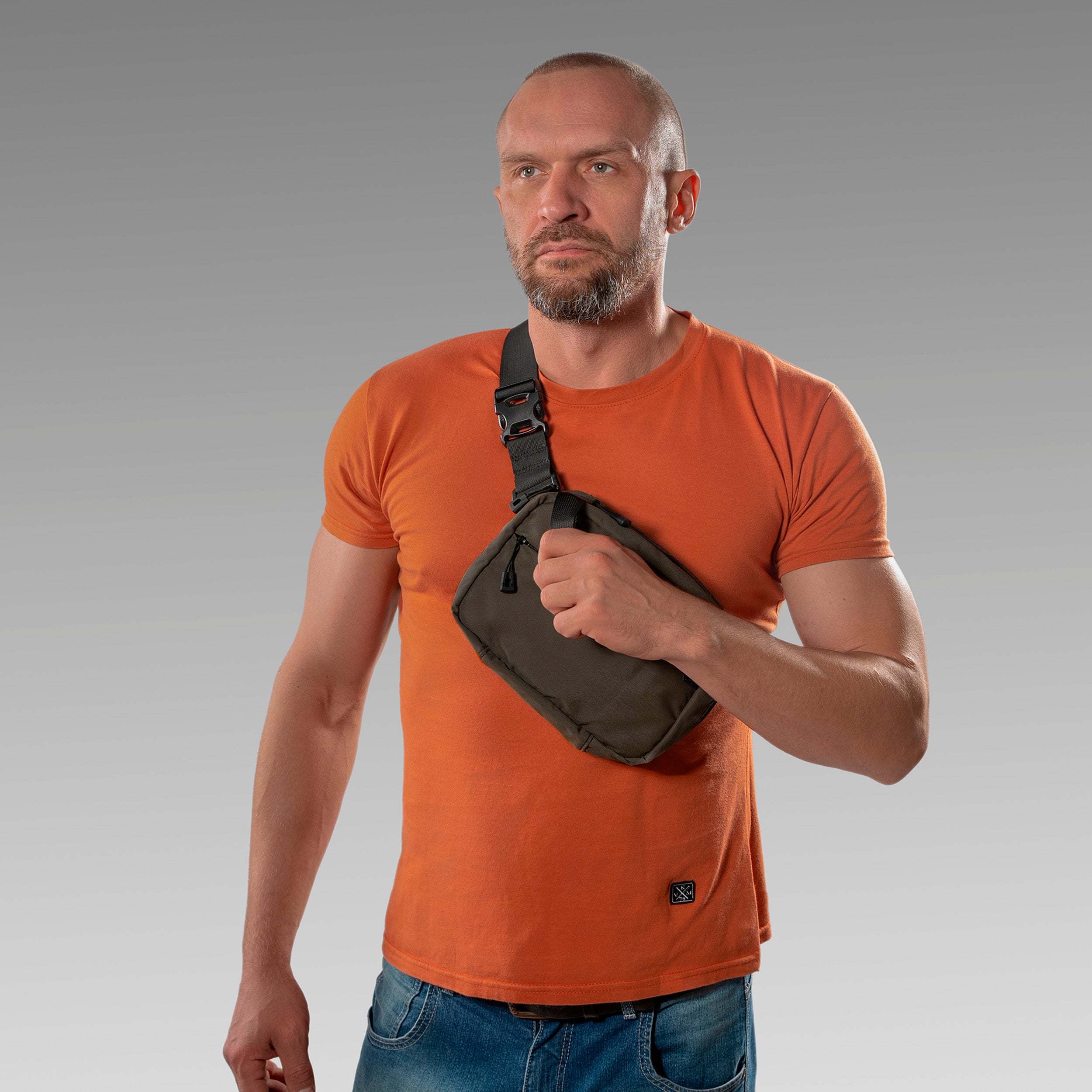 QAPL LOW PROFILE CORDURA® CONCEALMENT BAG (LARGE) RANGER GREEN WITH KYDEX HOLSTER