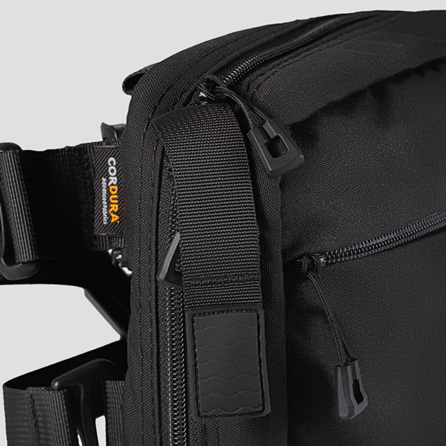 QAPS CORDURA® VERSTECKTASCHE (KLEIN) SCHWARZ