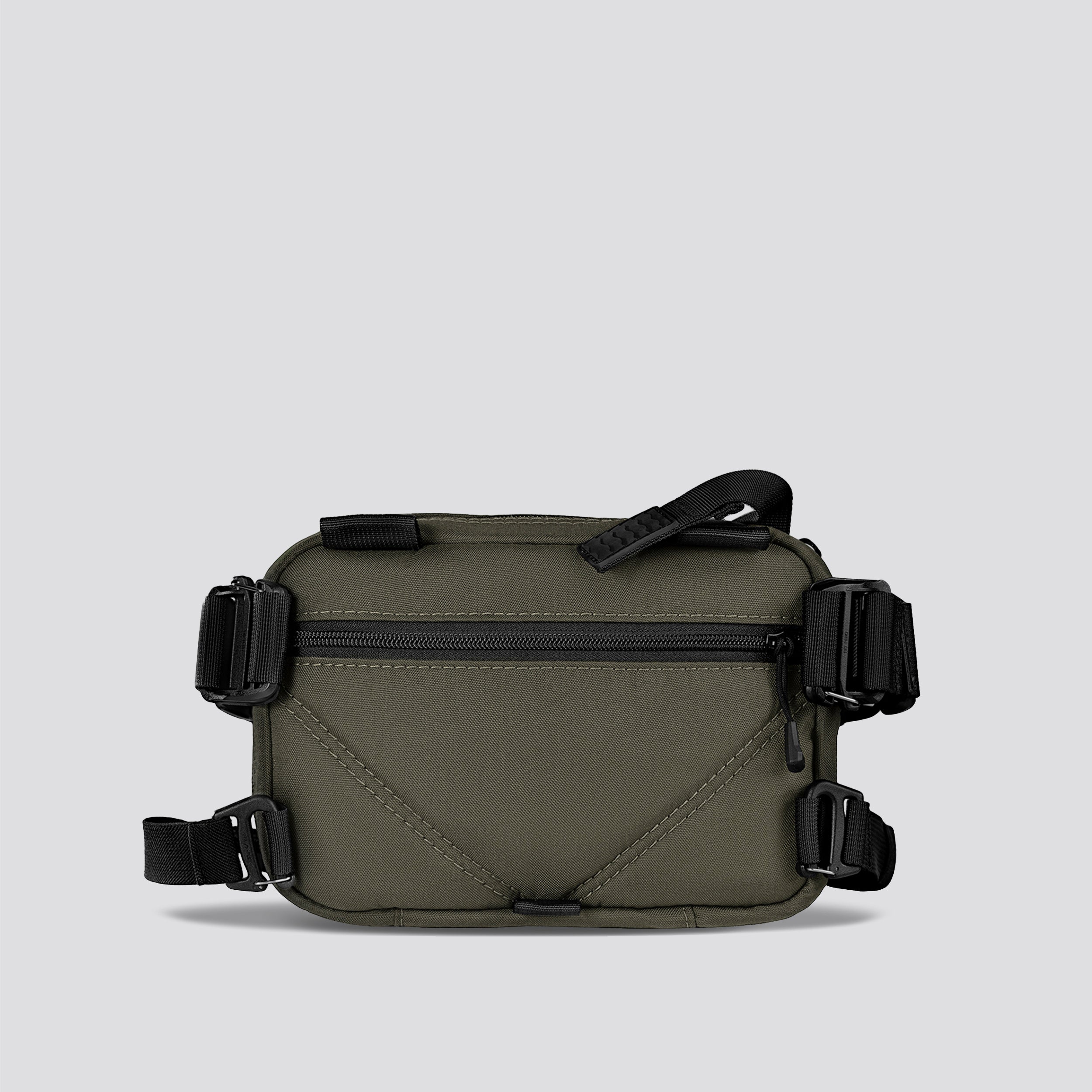 QAPL LOW PROFILE CORDURA® CONCEALMENT BAG (LARGE) RANGER GREEN WITH KYDEX HOLSTER