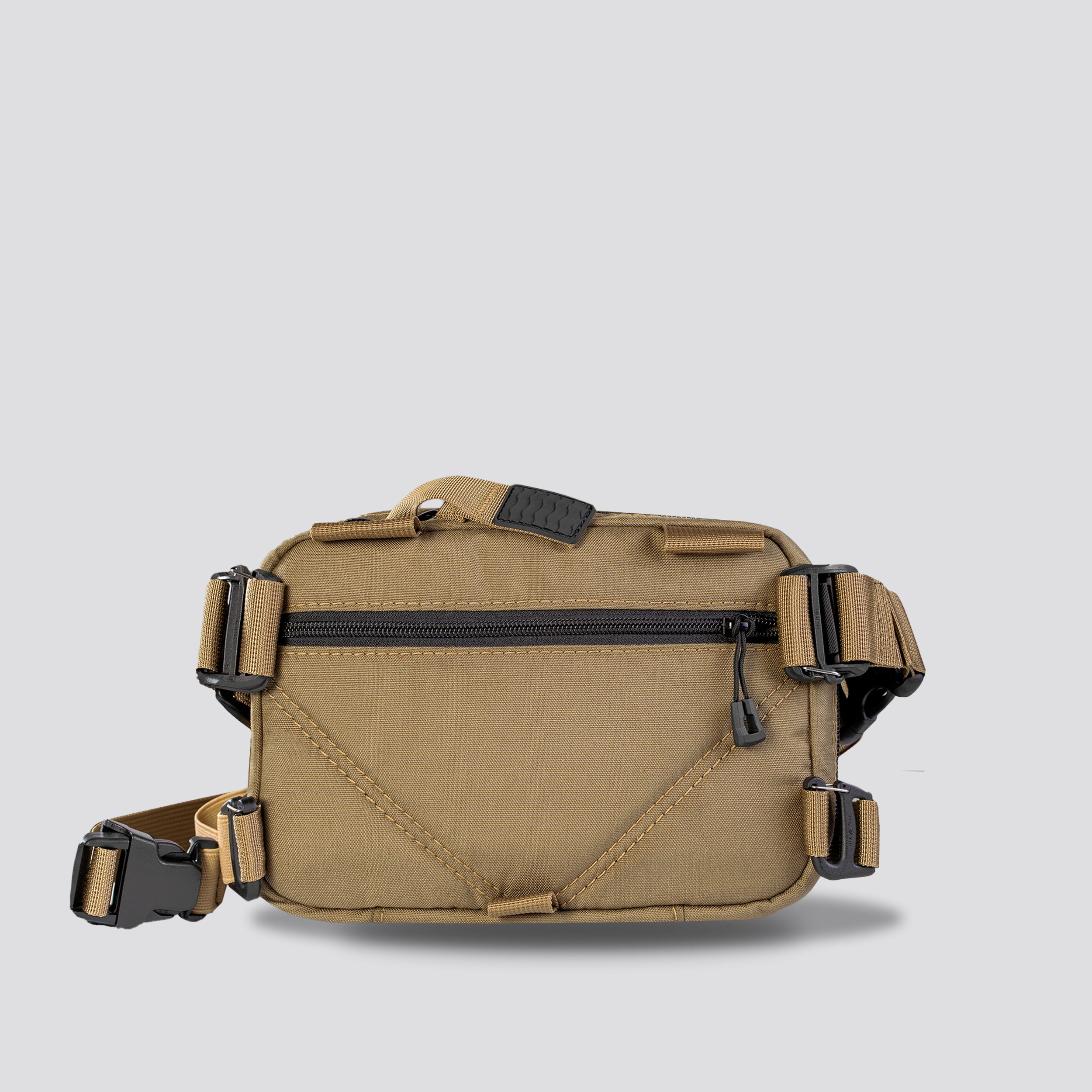 QAPL LOW PROFILE CORDURA® CONCEALMENT BAG (LARGE) DESERT SAND WITH KYDEX HOLSTER