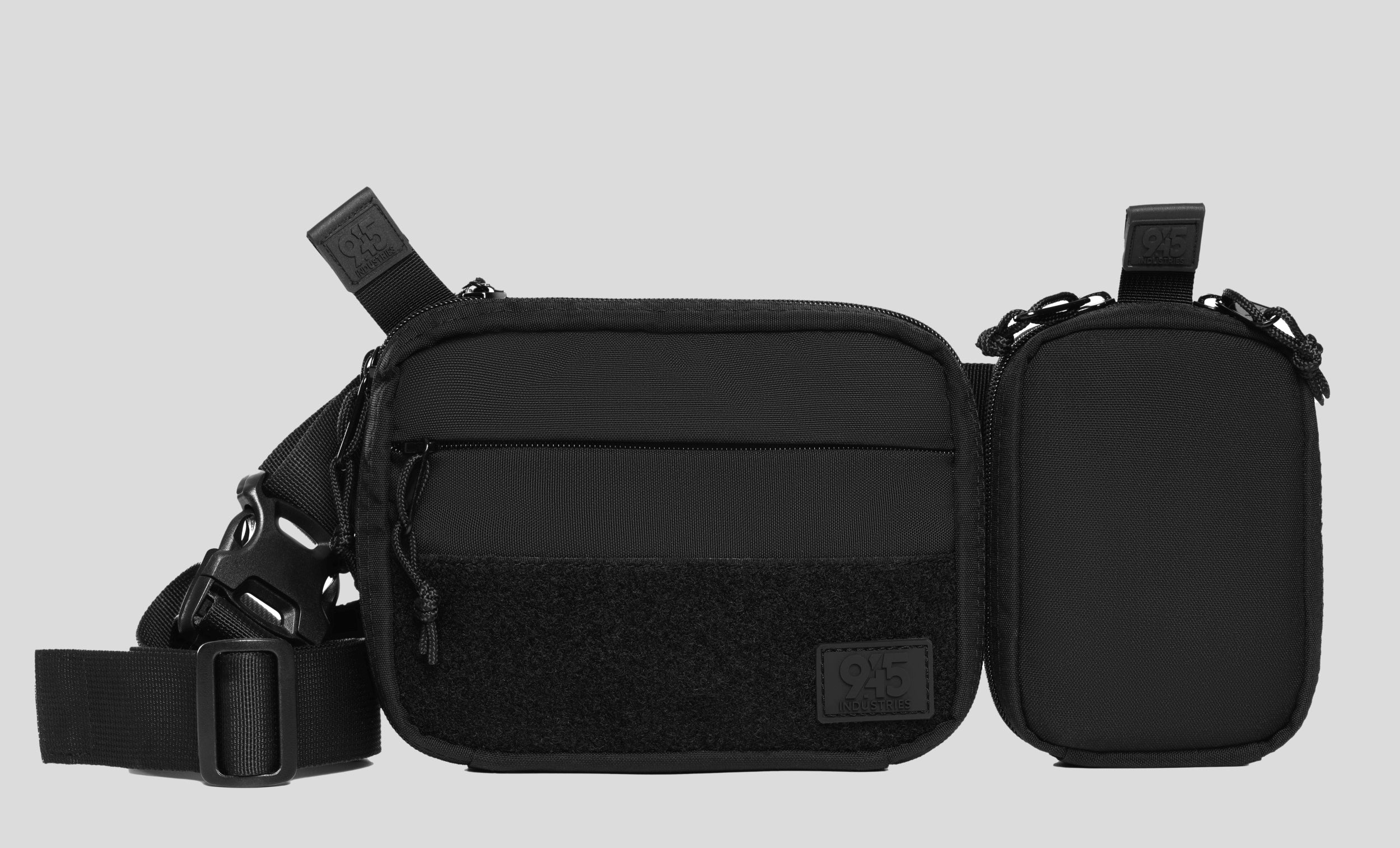 Q.A.P.S. CORDURA® CONCEALMENT BAG (SMALL) VELCRO FRONT BLACK - 945industries