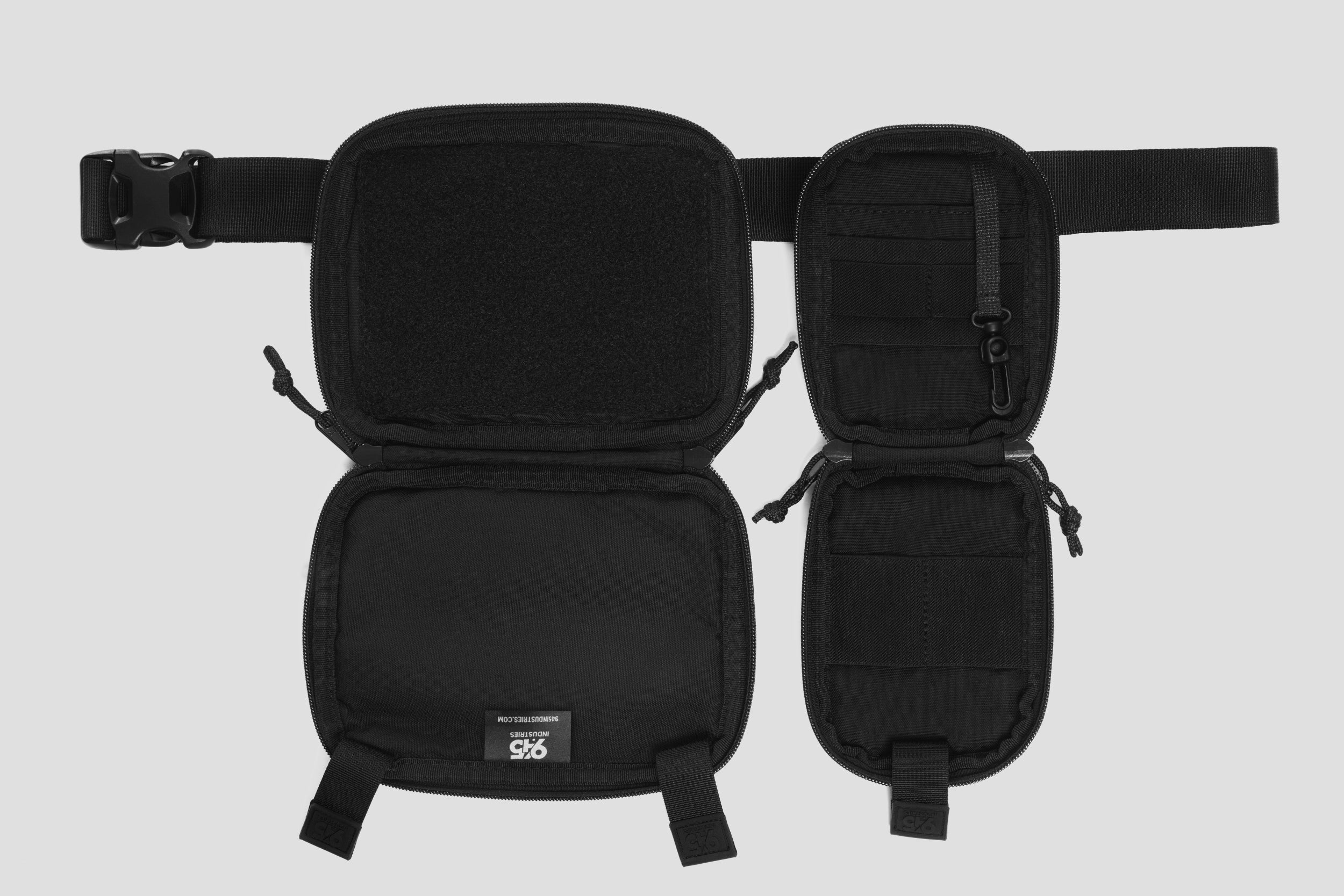 Q.A.P.S. CORDURA® CONCEALMENT BAG (SMALL) VELCRO FRONT BLACK - 945industries
