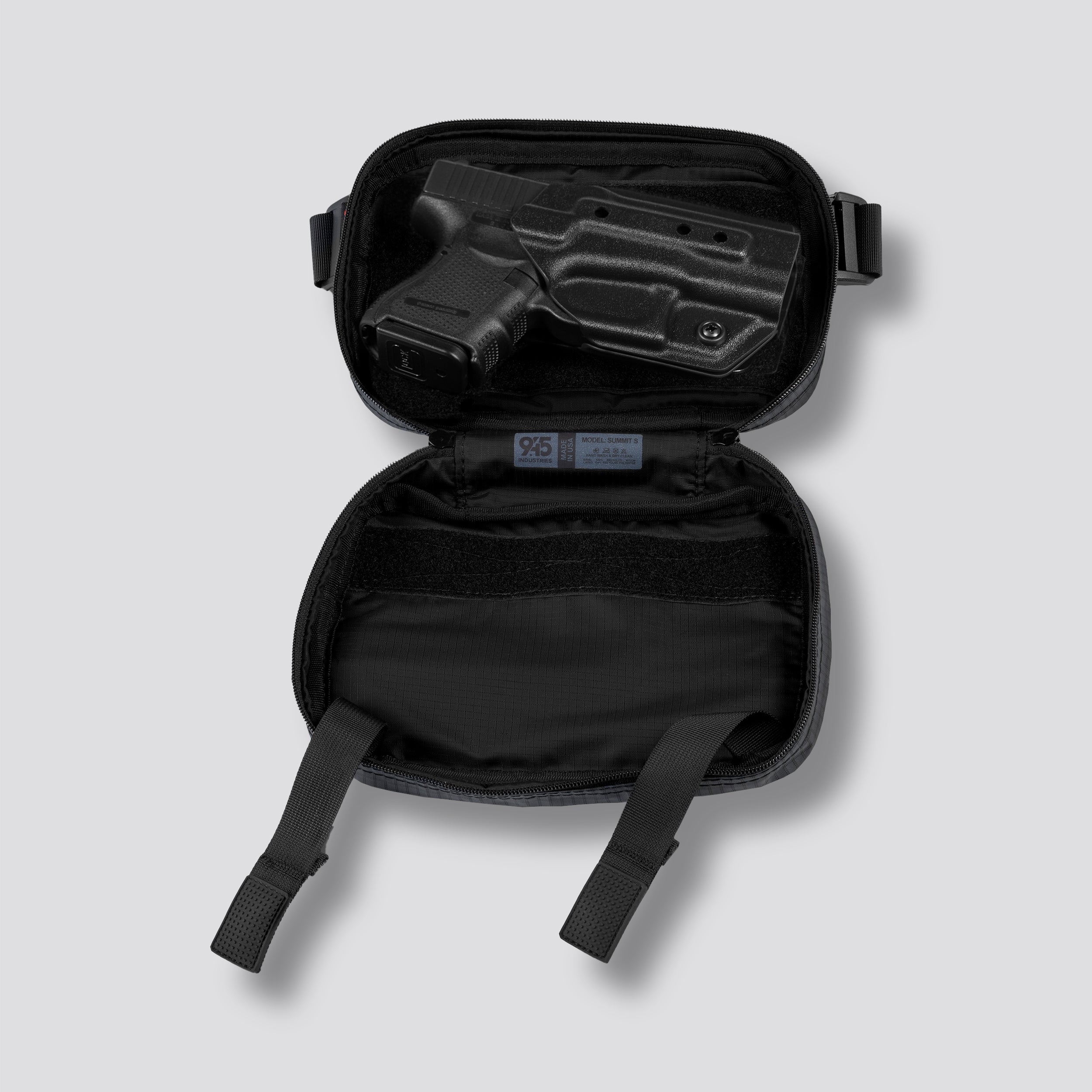 QAPS LOW PROFILE UltraGrid™ Castlerock Concealment Bag (SMALL) WITH KYDEX HOLSTER