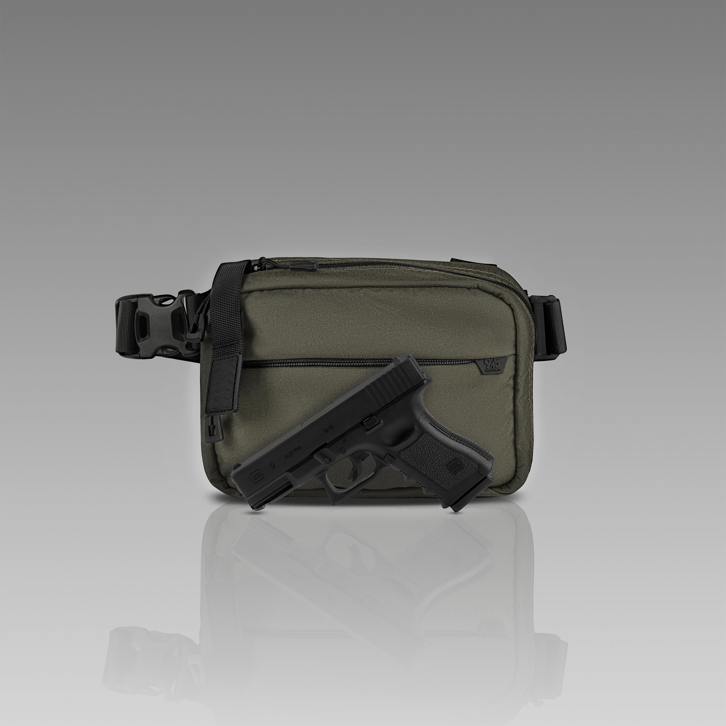 กระเป๋าซ่อน QAPX CORDURA® (X-LARGE) สีดำ
