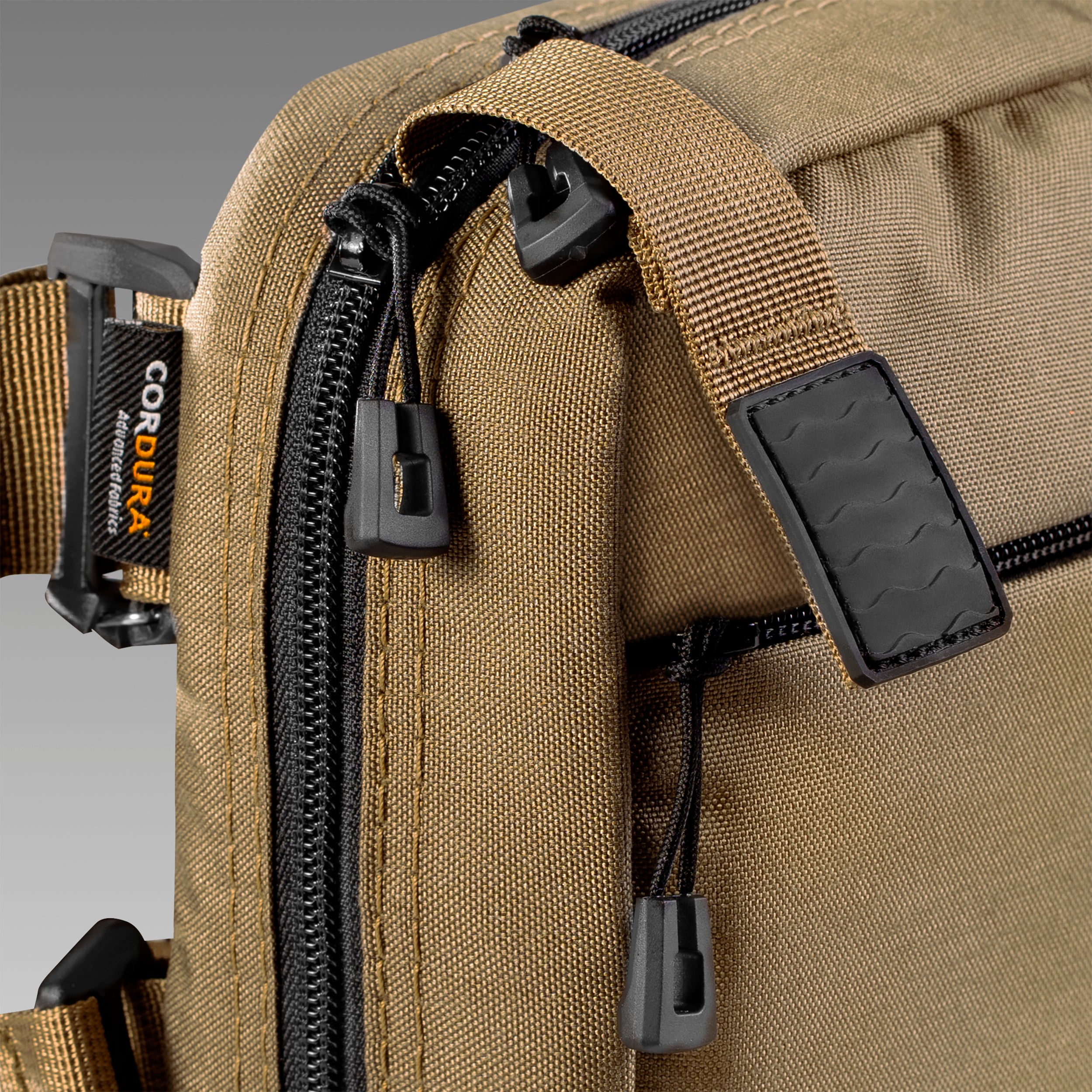 TÚI GIẤU BẰNG CORDURA® QAPX (CỠ LỚN) MÀU ĐEN