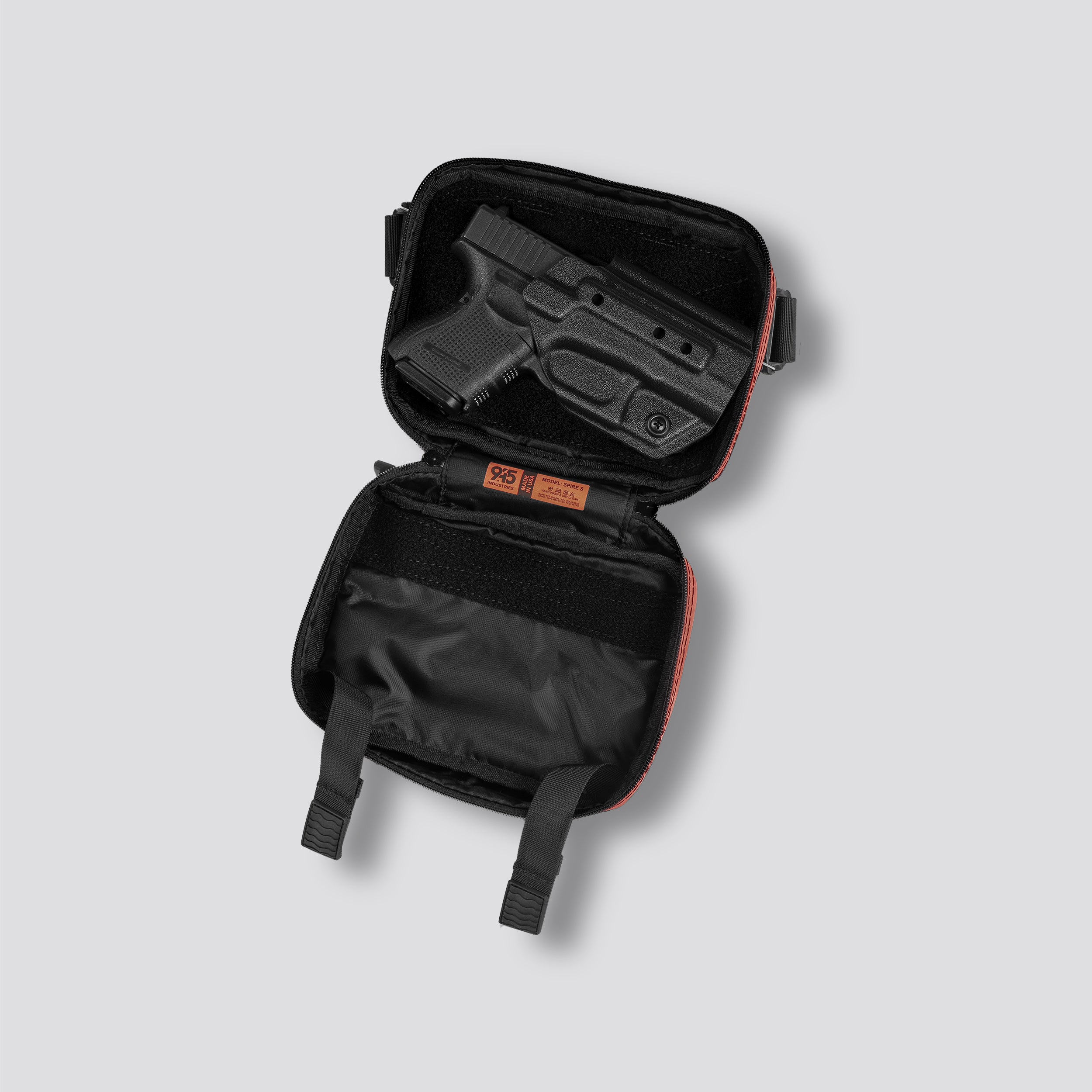 QAPS LOW PROFILE X-Pac® Coral Concealment Bag (SMALL) WITH KYDEX HOLSTER