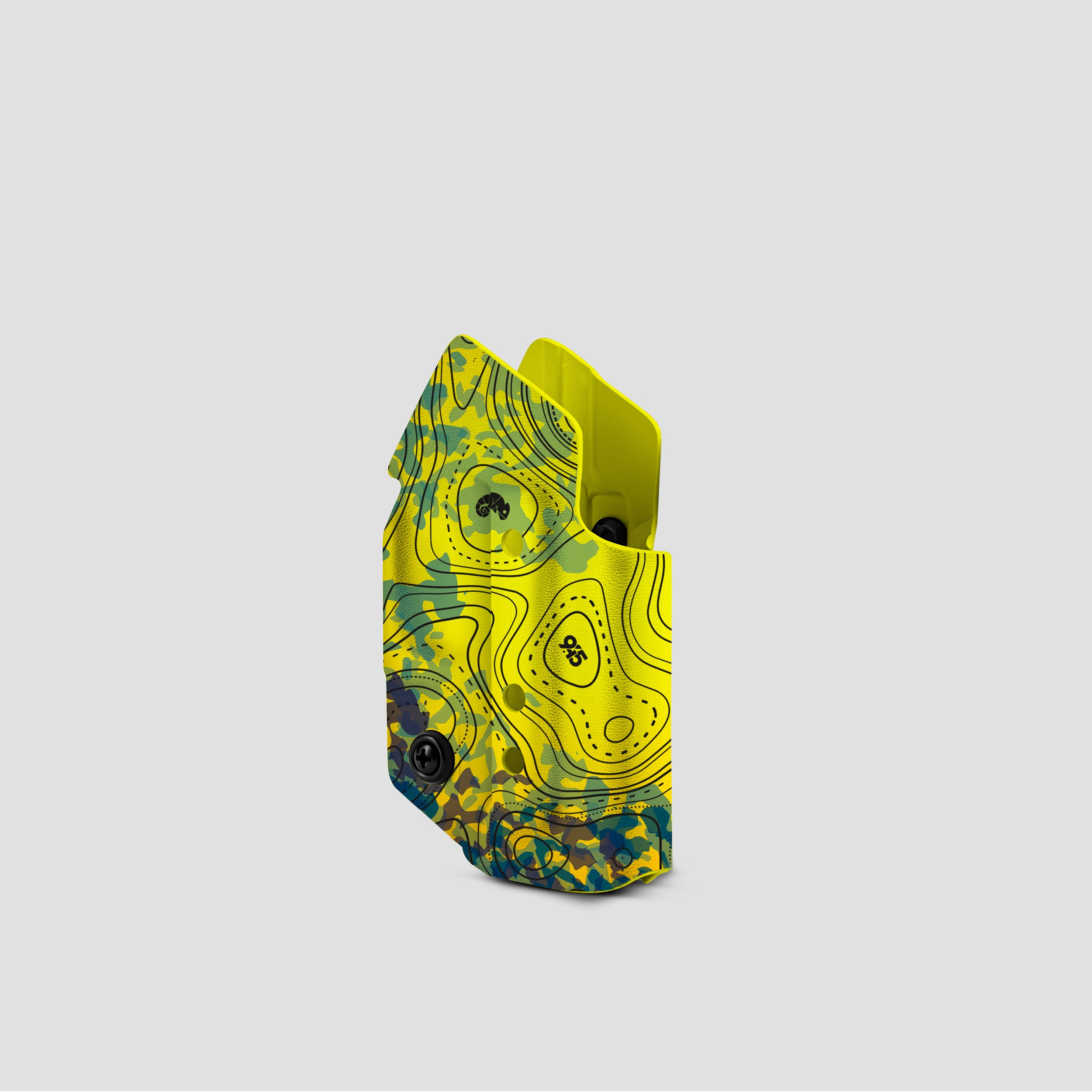 KYDEX HOLSTER WITH CHEST HOLSTER PANEL (NO LIGHT/LASER) TOPO CANARY