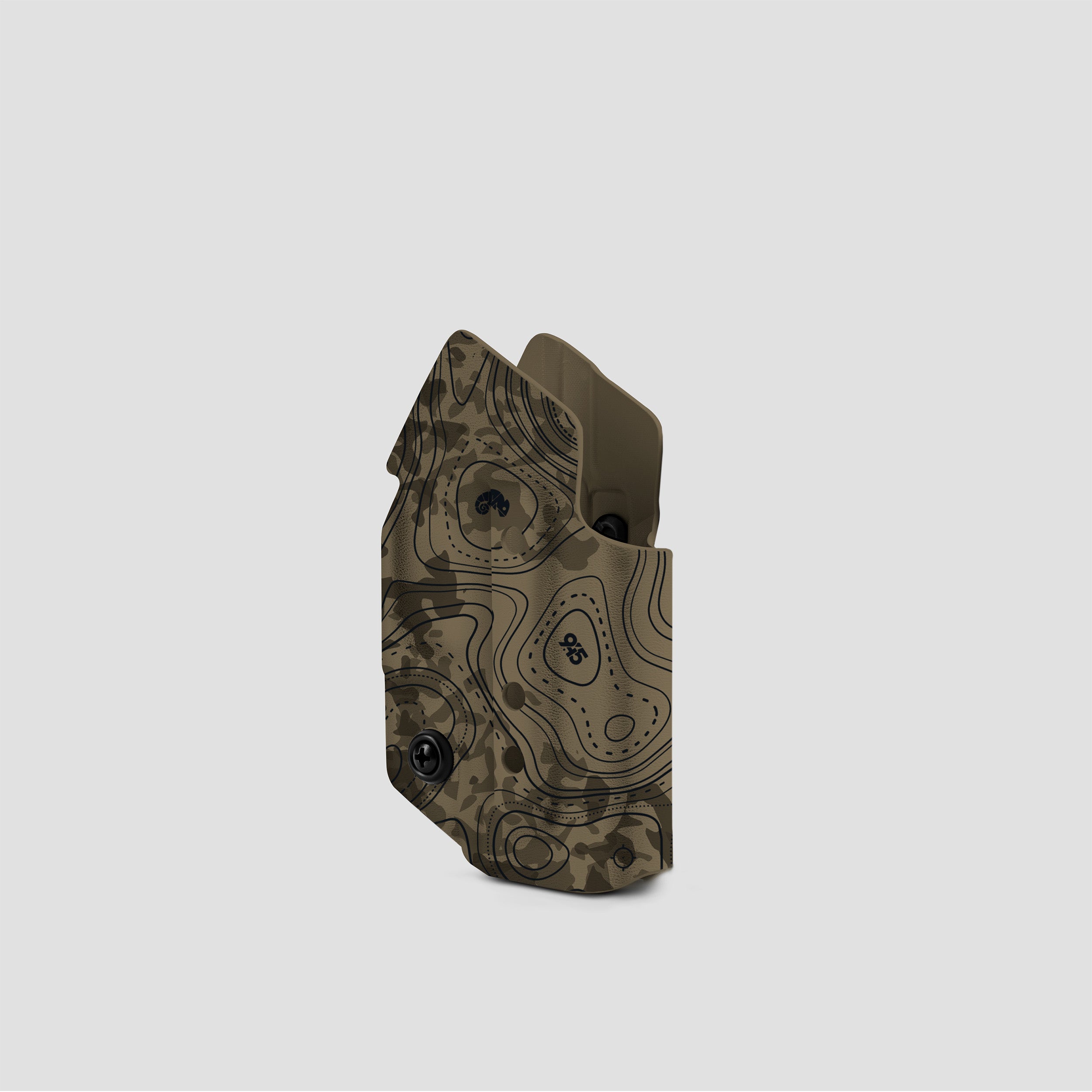KYDEX HOLSTER WITH CHEST HOLSTER PANEL (NO LIGHT/LASER) TOPO MOSS