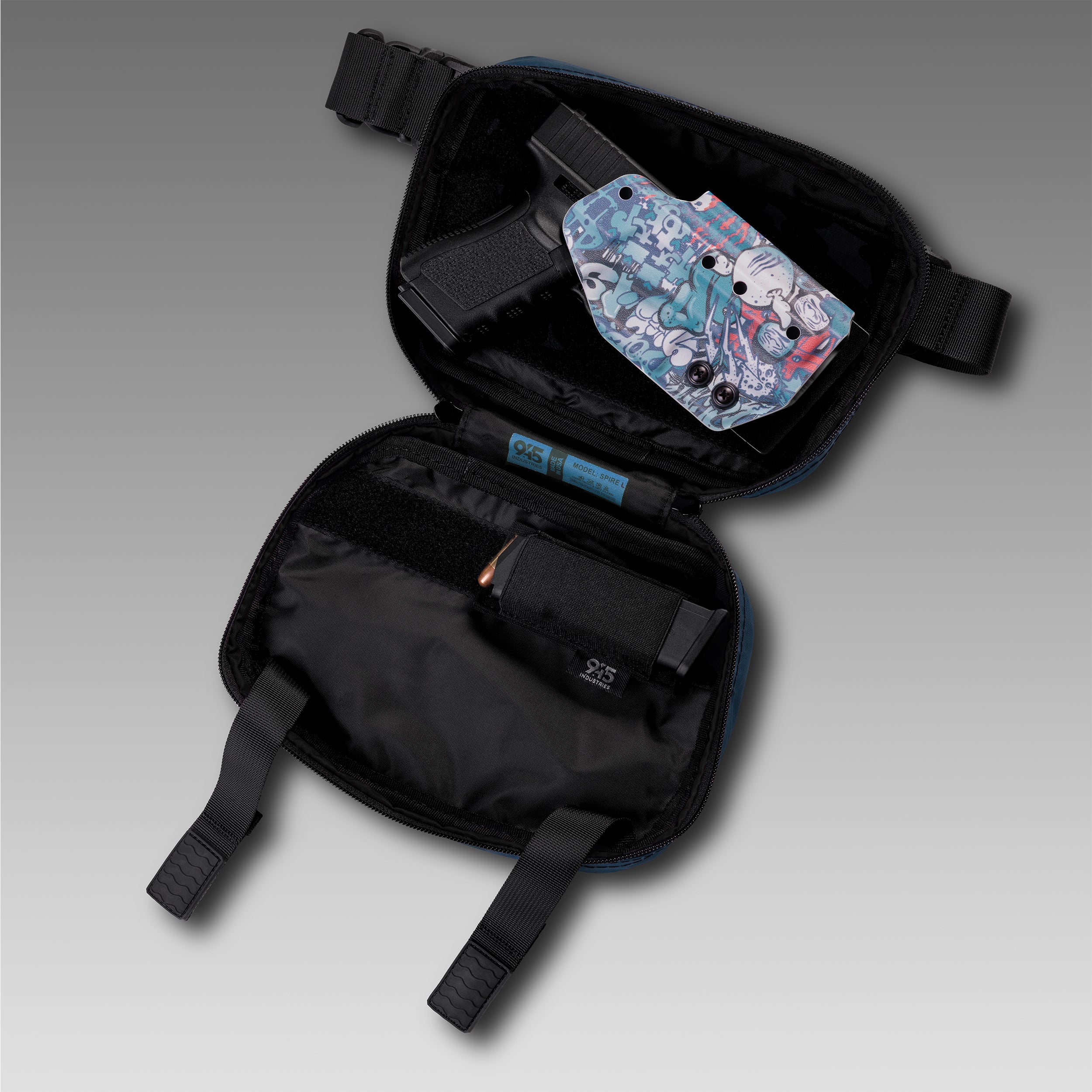 SPIRE (L) X-Pac® Deep Blue Concealment Bag