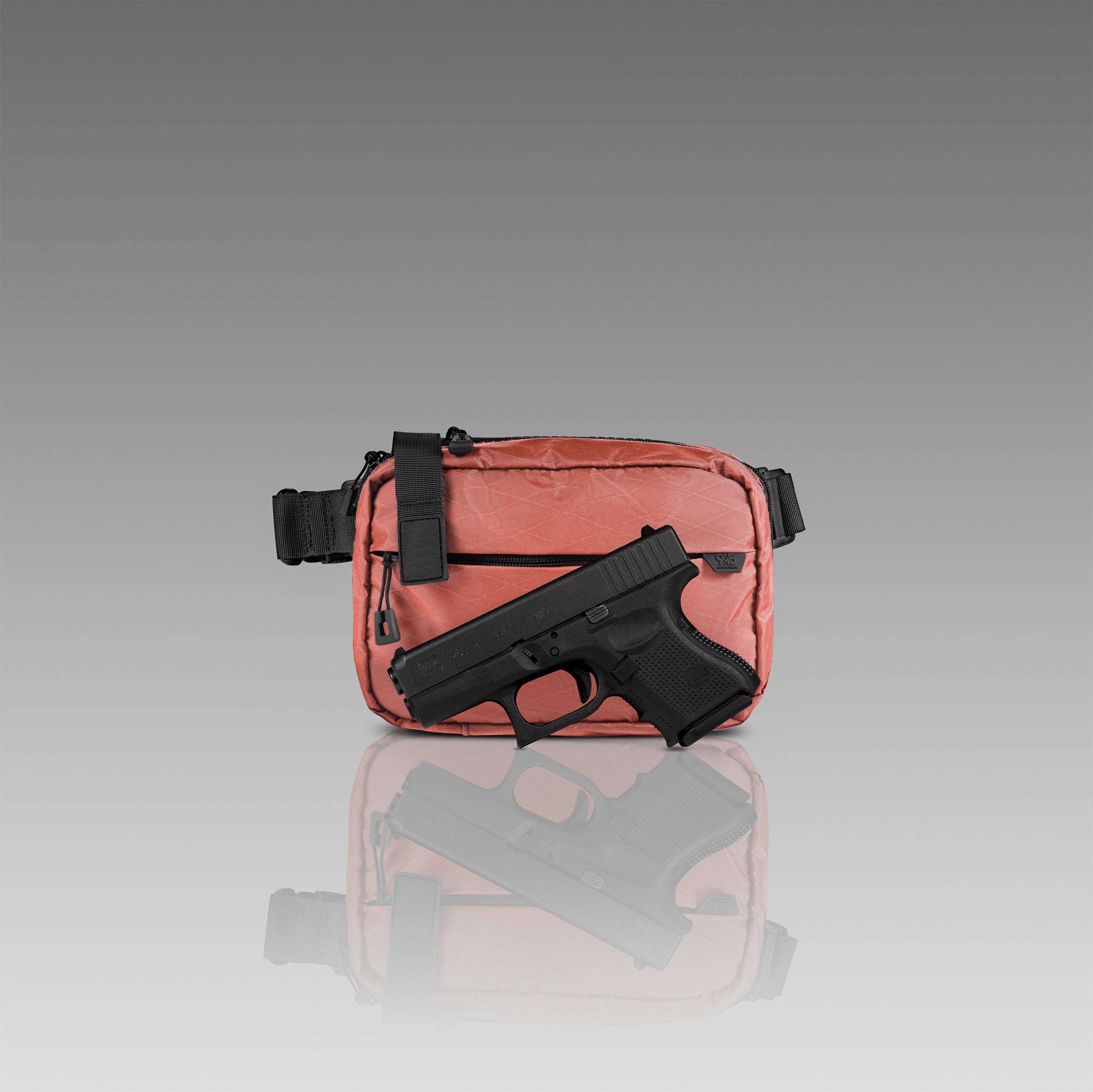 QAPS LOW PROFILE X-Pac® Coral Concealment Bag (SMALL) WITH KYDEX HOLSTER