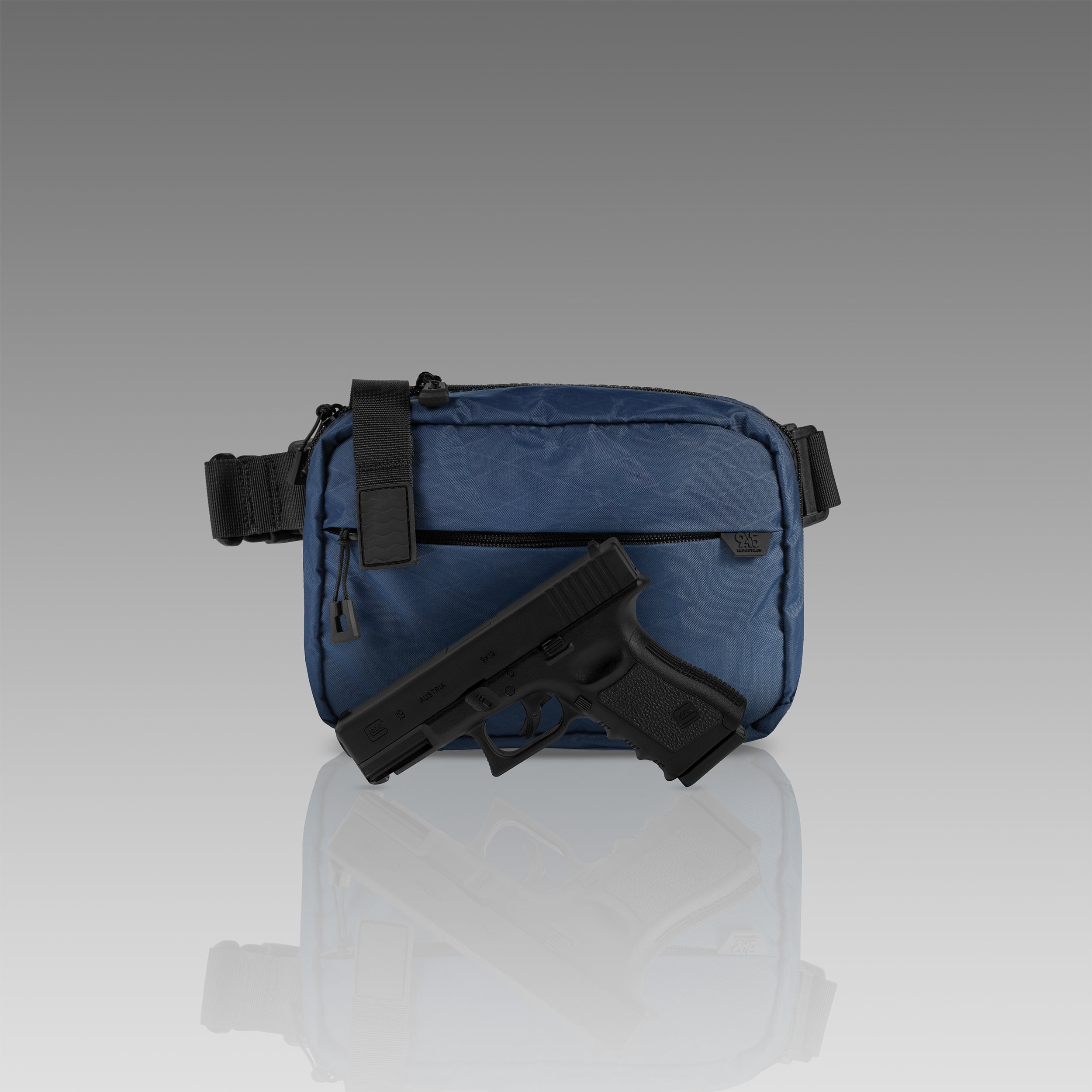 SPIRE (XL) X-Pac® Deep Blue Concealment Bag WITH KYDEX HOLSTER
