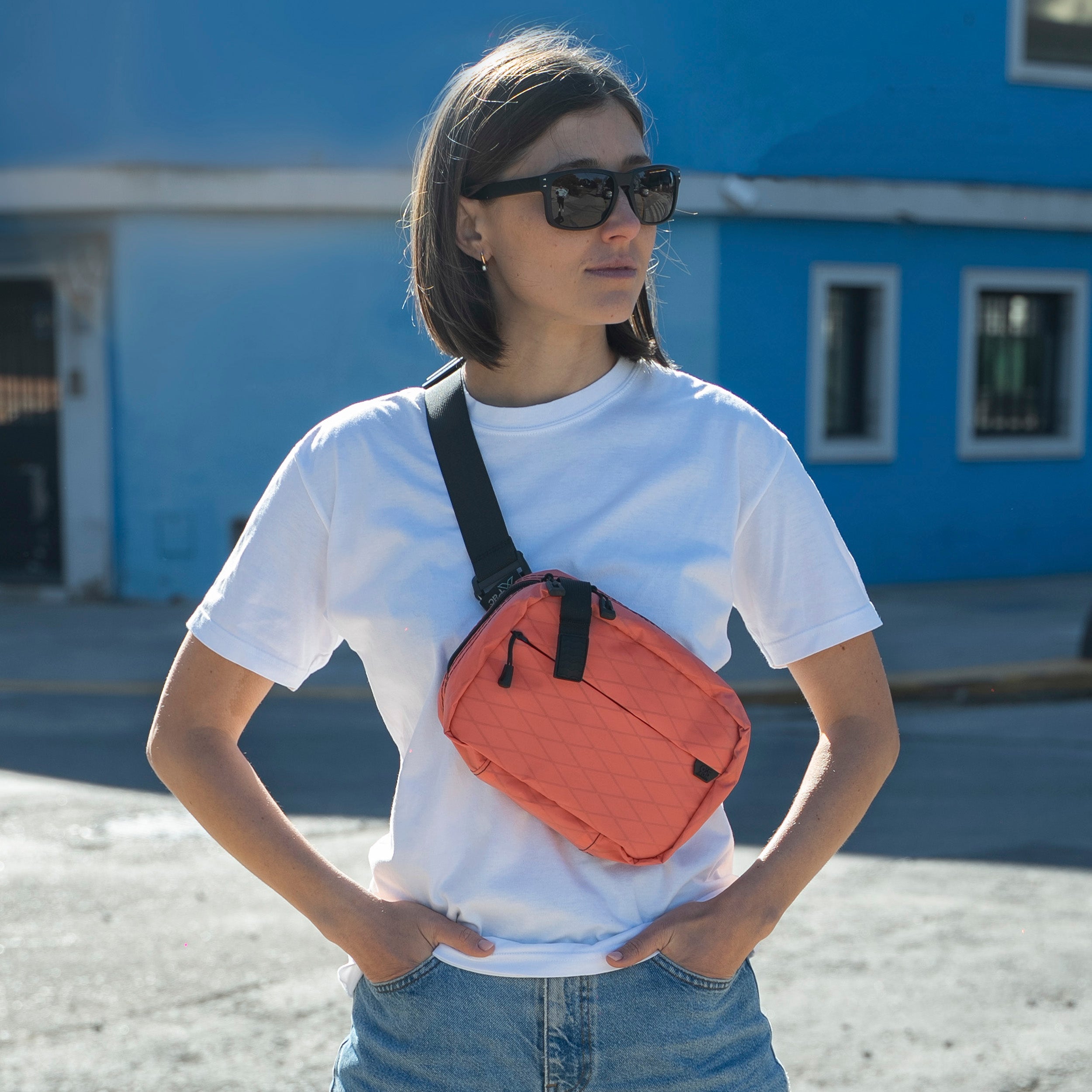 QAPL LOW PROFILE X-Pac® Coral Concealment Bag (LARGE) WITH KYDEX HOLSTER