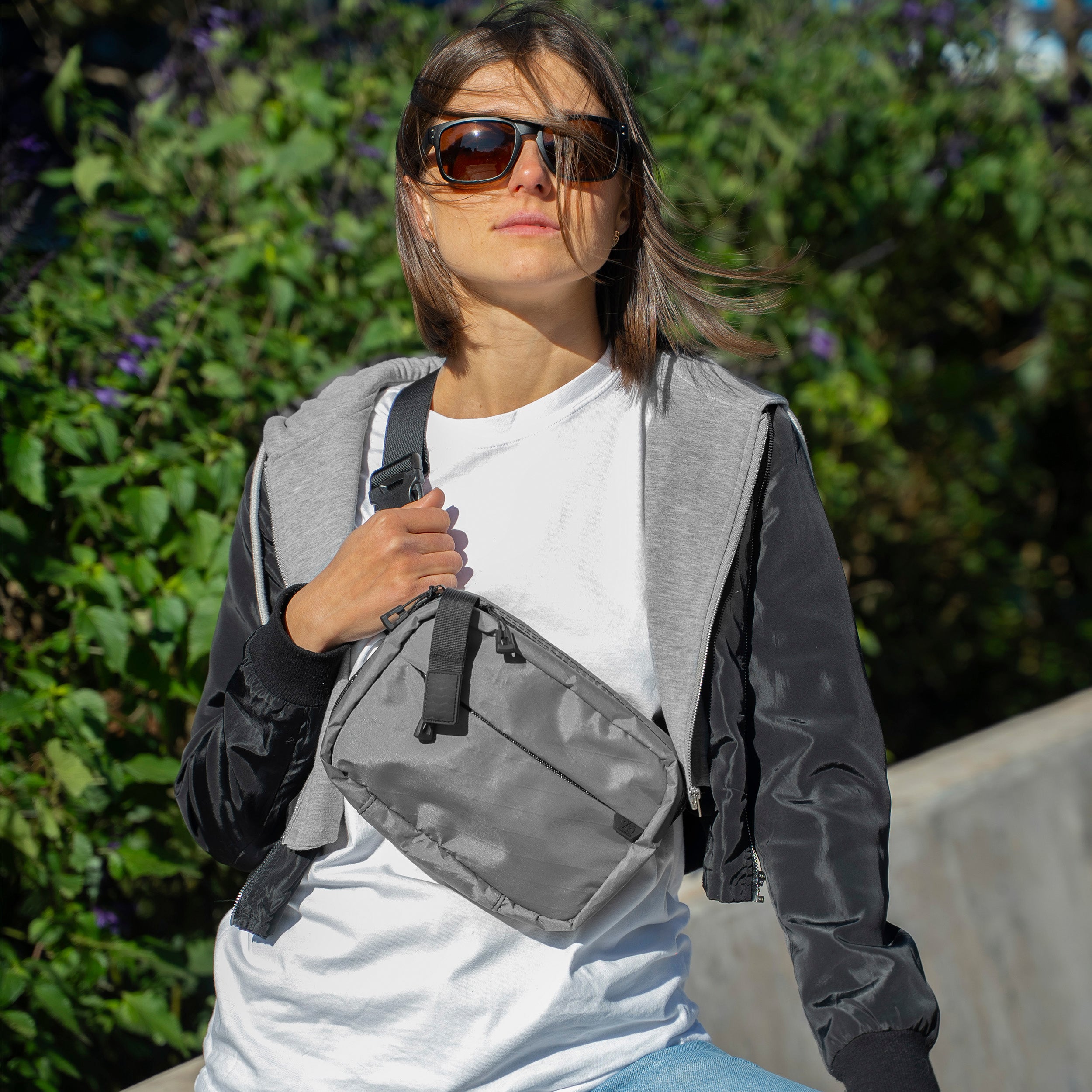 QAPL LOW PROFILE X-Pac® Slate Concealment Bag (LARGE) WITH KYDEX HOLSTER