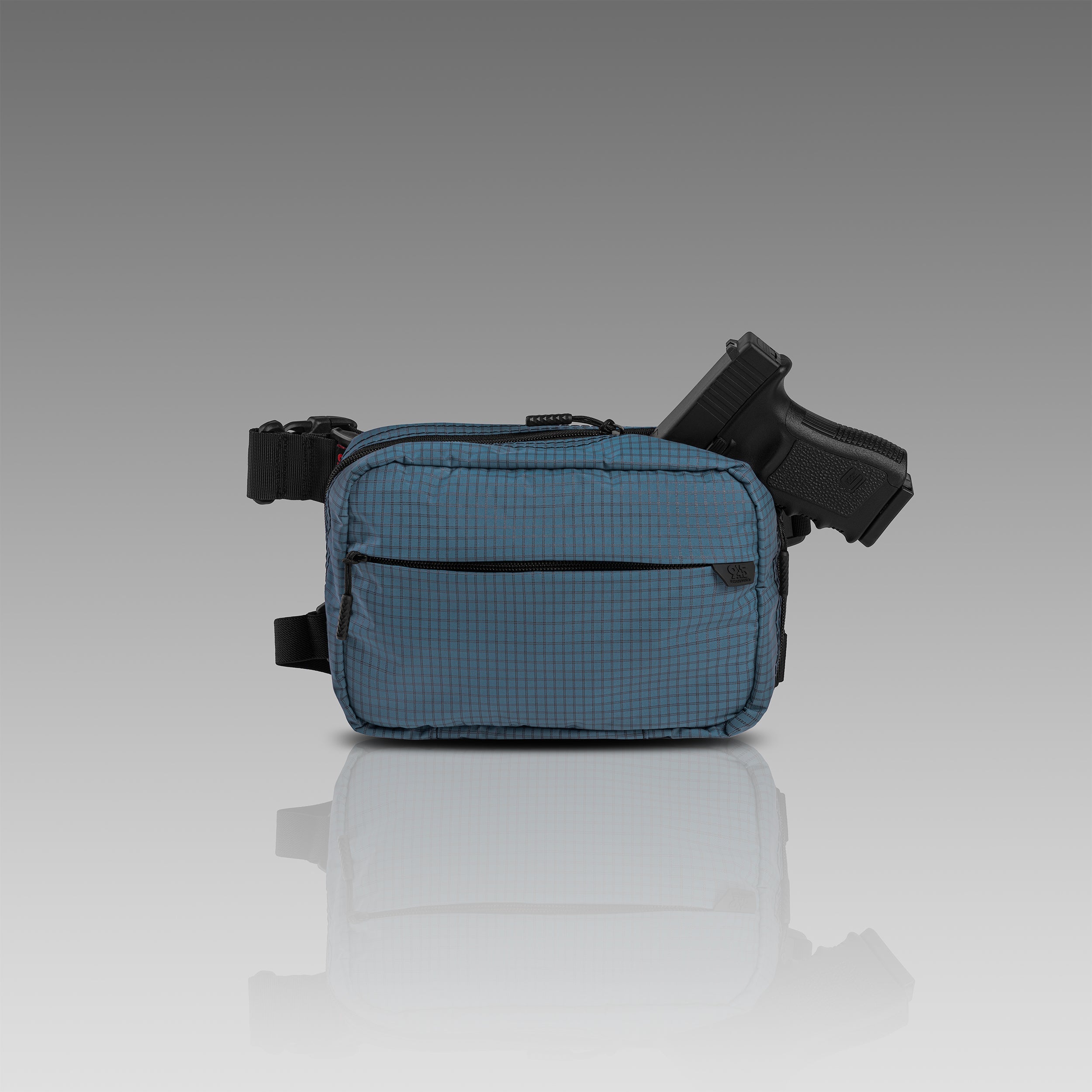 SUMMIT (L) UltraGrid™ Blue Smoke Concealment Bag WITH IWB ADAPTER