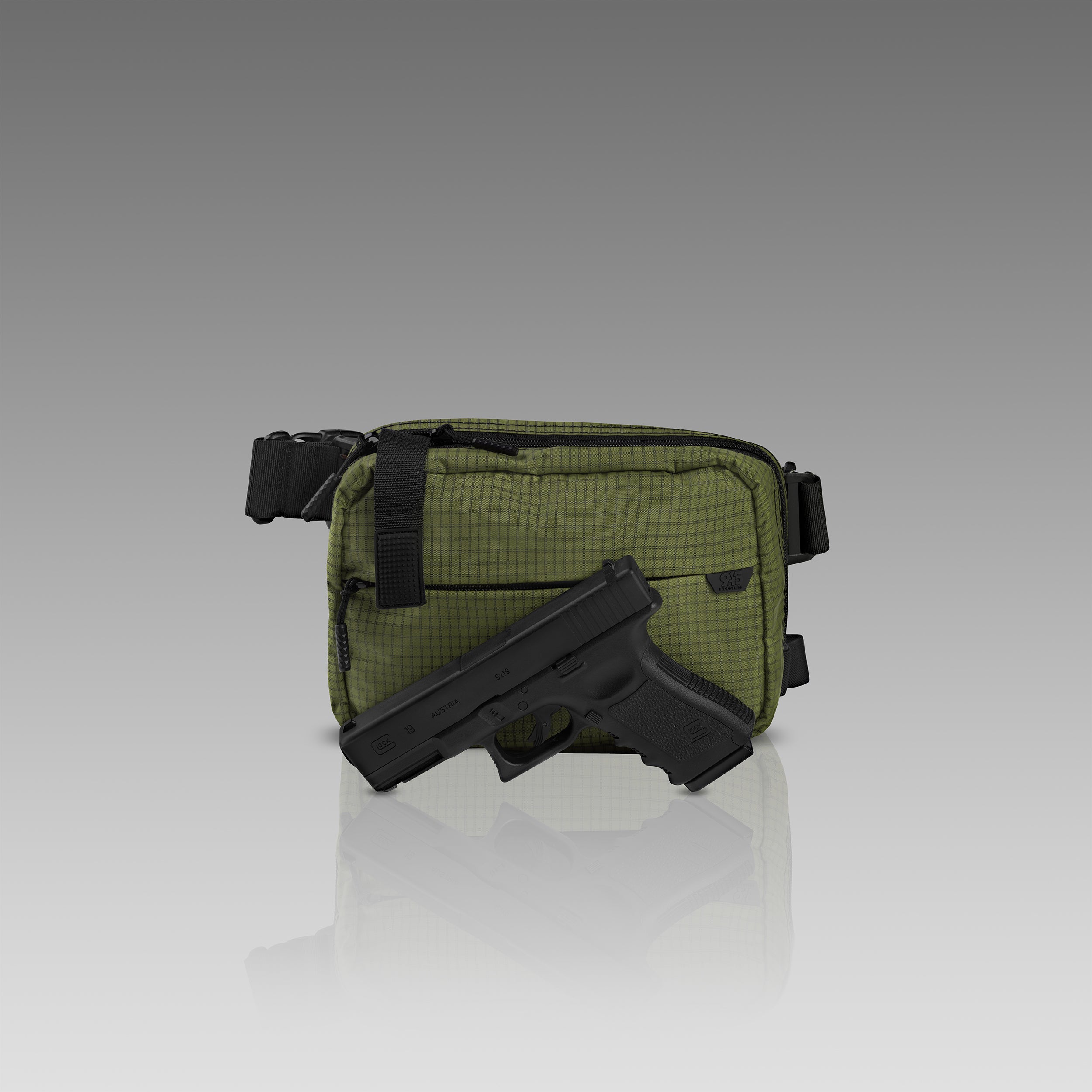 SUMMIT (XL) UltraGrid™ Avocado Concealment Bag WITH IWB ADAPTER