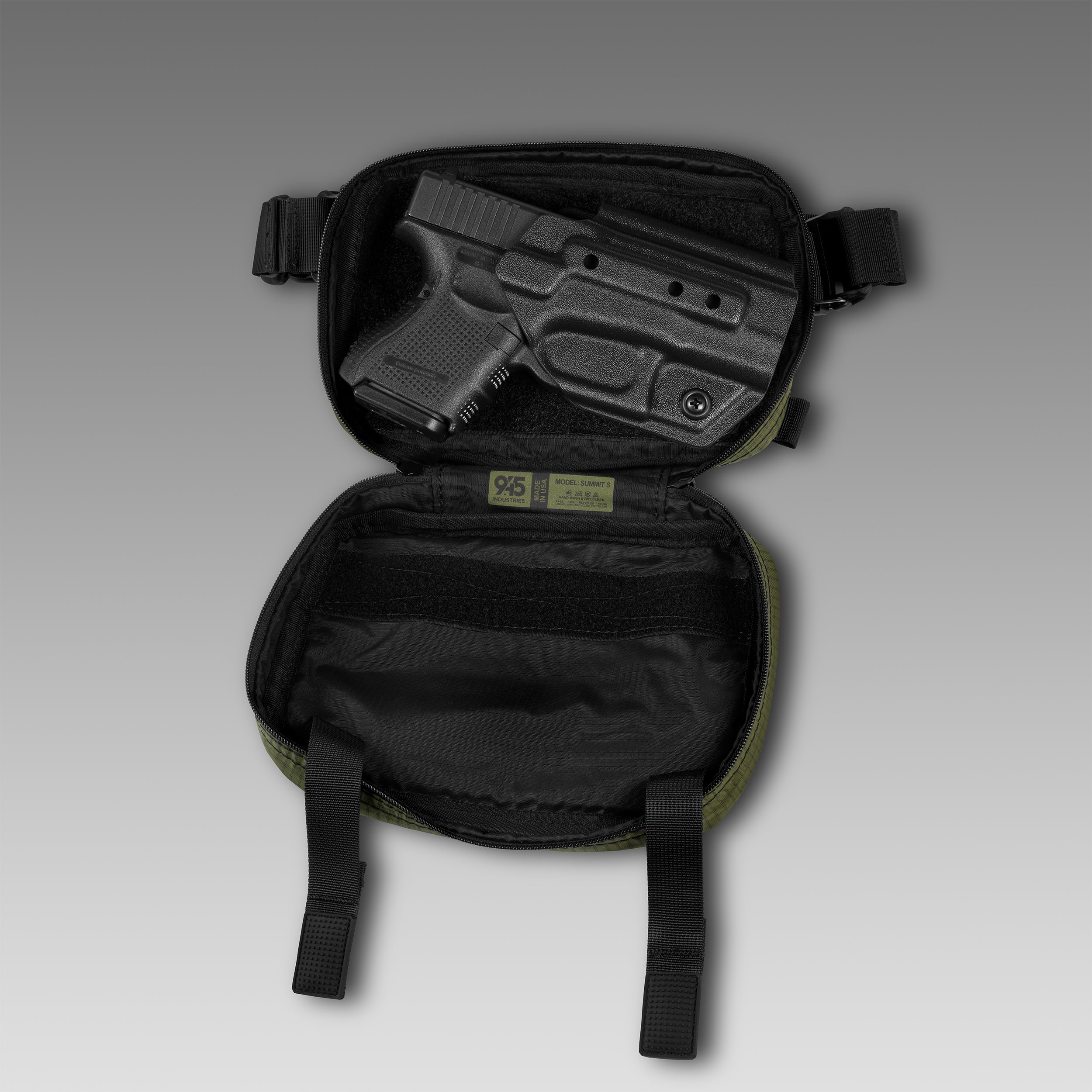 SUMMIT (S) UltraGrid™ Avocado Concealment Bag WITH KYDEX HOLSTER
