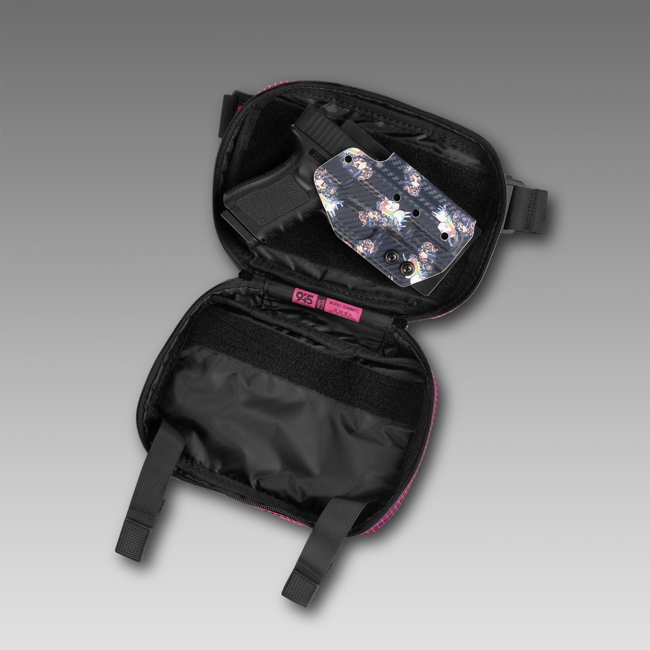 SUMMIT (L) UltraGrid™ Very Berry Concealment Bag WITH KYDEX HOLSTER