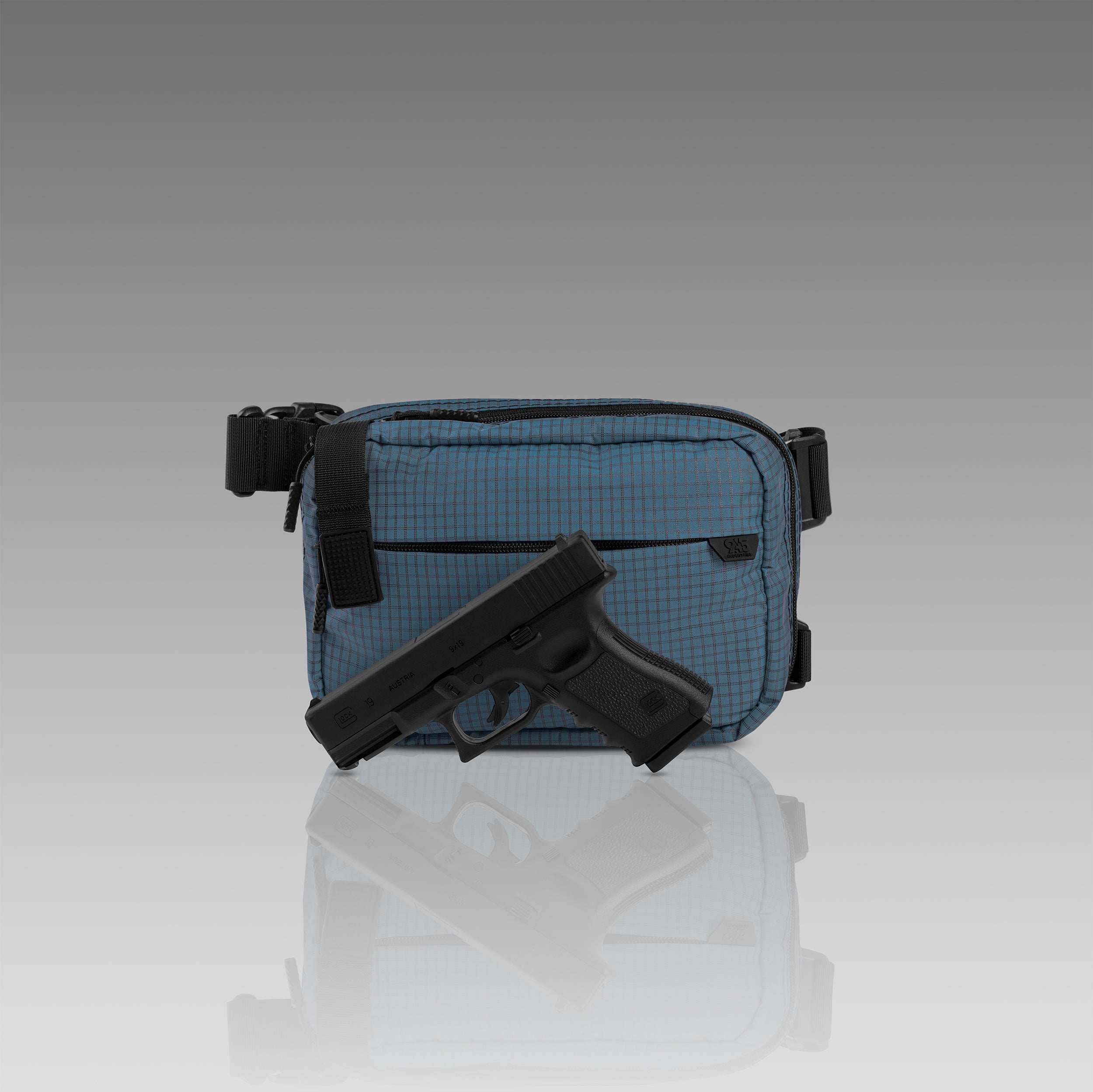 SUMMIT (L) UltraGrid™ Blue Smoke Concealment Bag WITH IWB ADAPTER