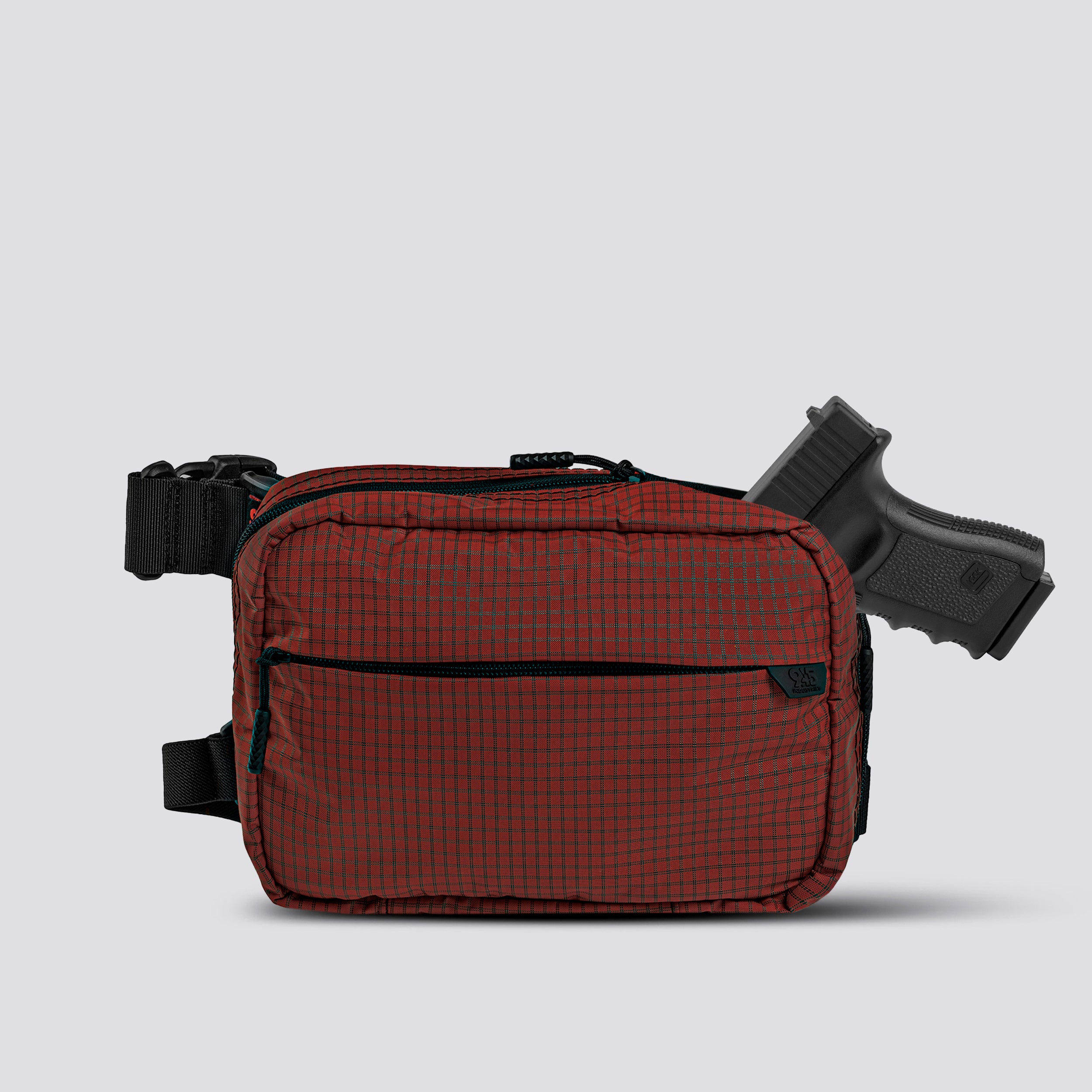 QAPX LOW PROFILE UltraGrid™ Dark Chili Concealment Bag (X-LARGE) WITH KYDEX HOLSTER