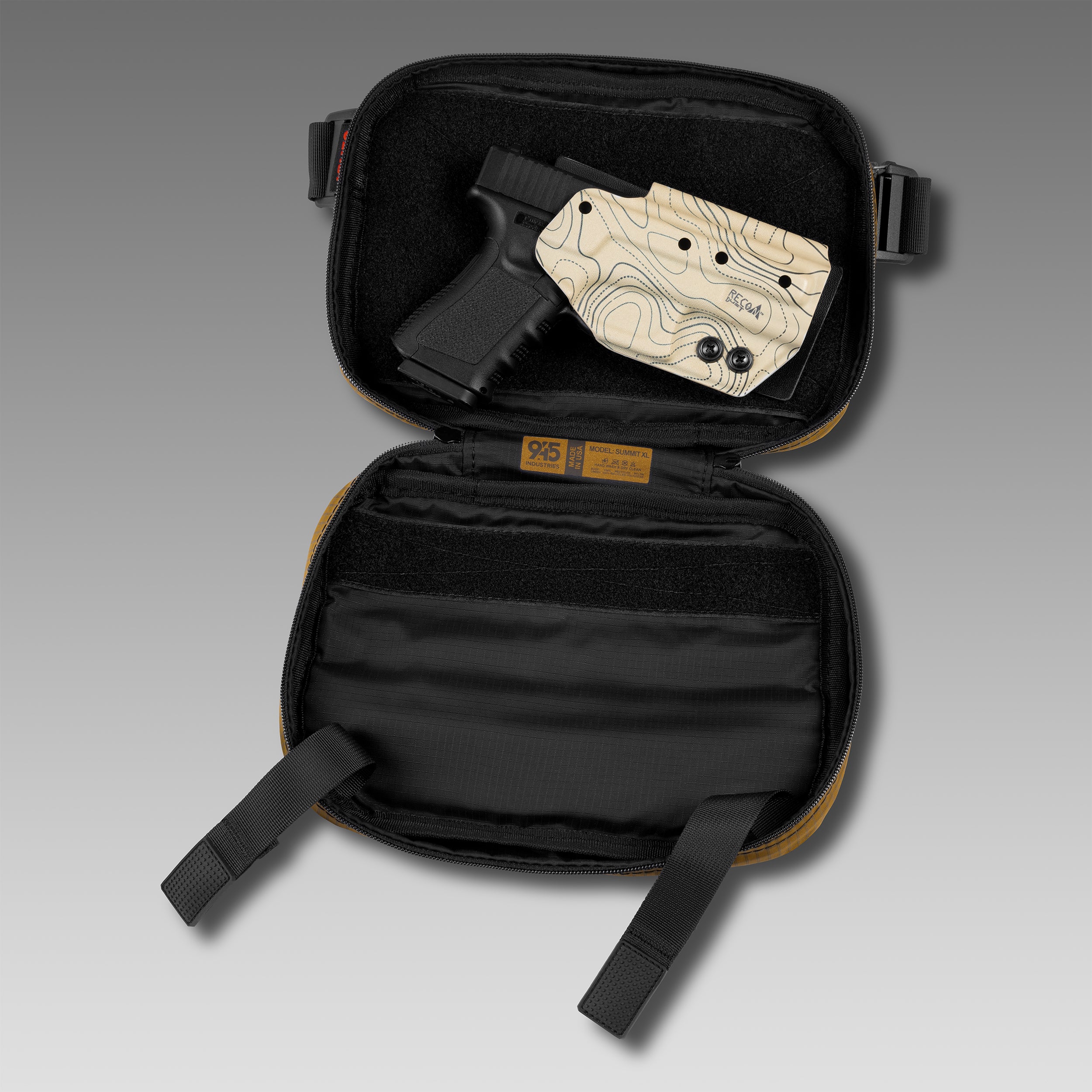 SUMMIT (L) UltraGrid™ Coyote Brown Concealment Bag WITH KYDEX HOLSTER