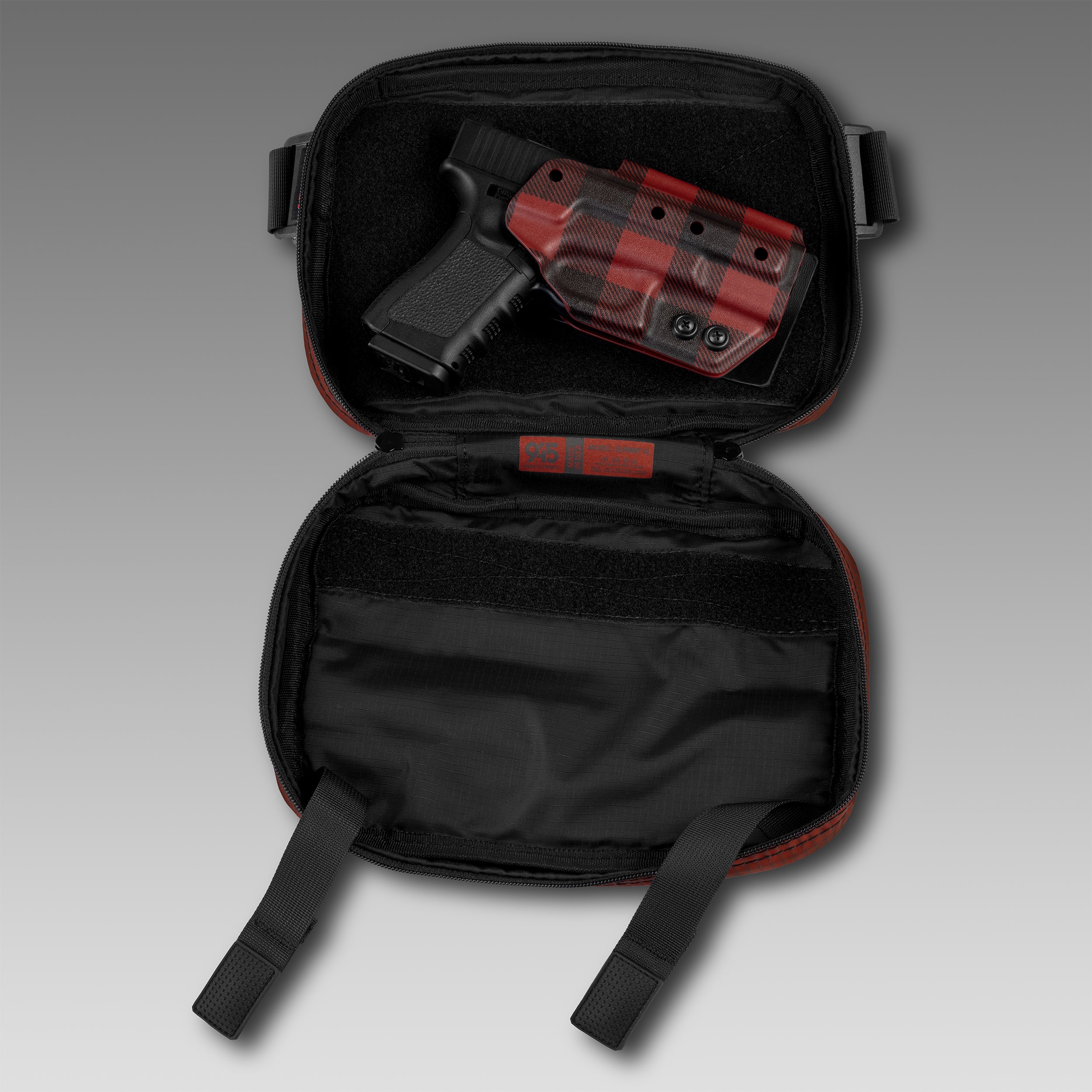 SUMMIT (L) UltraGrid™ Dark Chili Concealment Bag WITH KYDEX HOLSTER