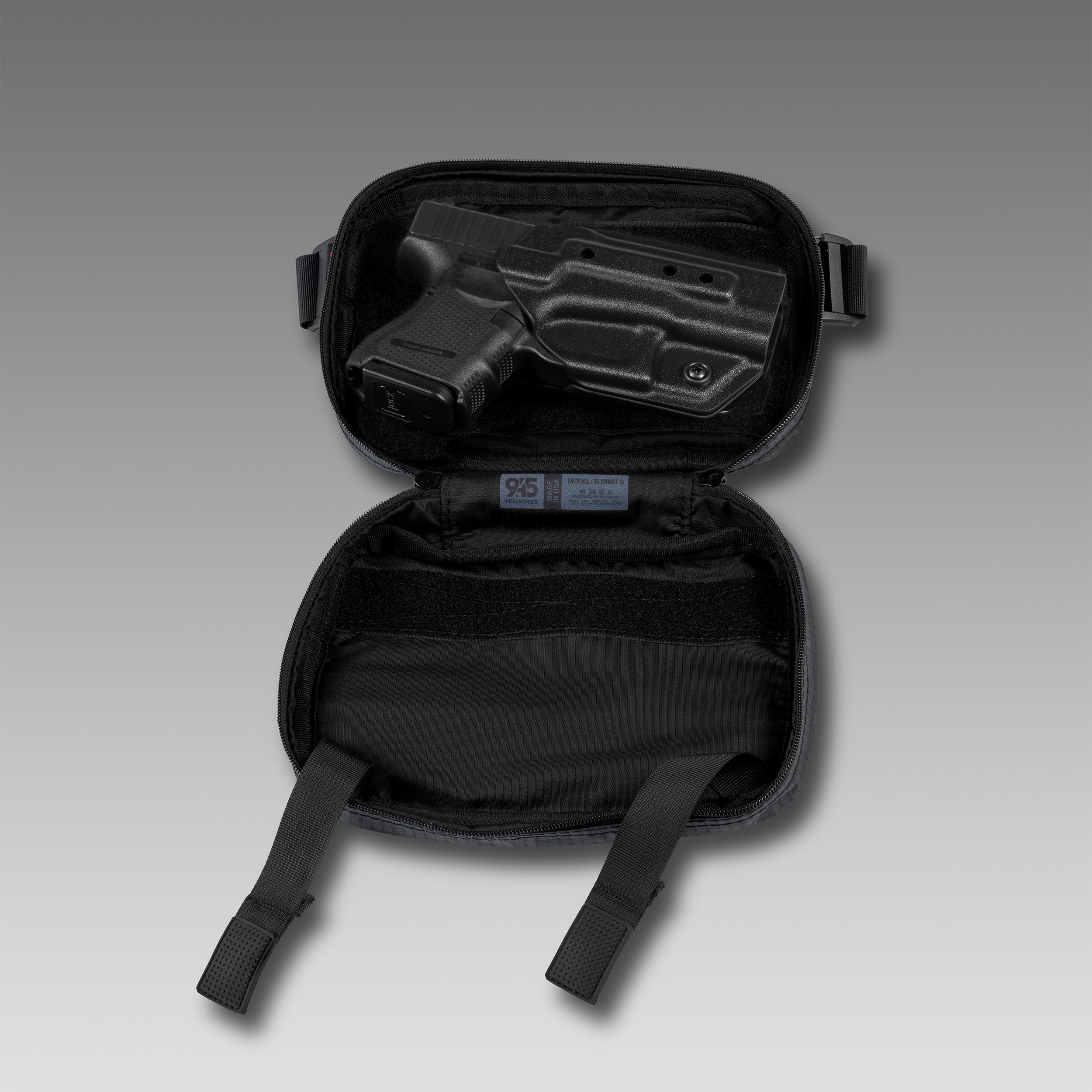 QAPS LOW PROFILE UltraGrid™ Castlerock Concealment Bag (SMALL) WITH KYDEX HOLSTER