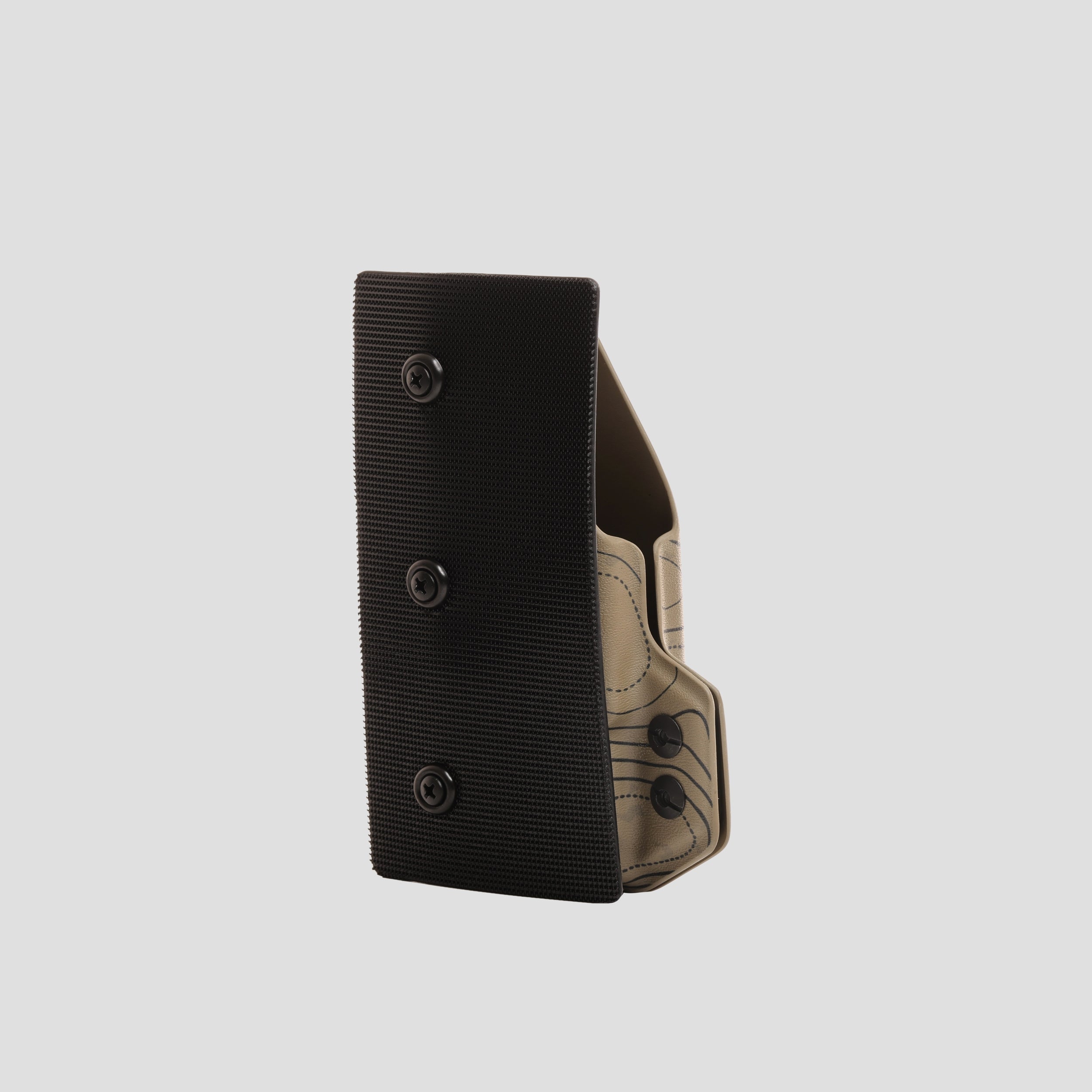 KYDEX HOLSTER WITH VELCRO® HOOK ATTACHMENT PANEL (LIGHT BEARING) TOPO HAZE - 945industries