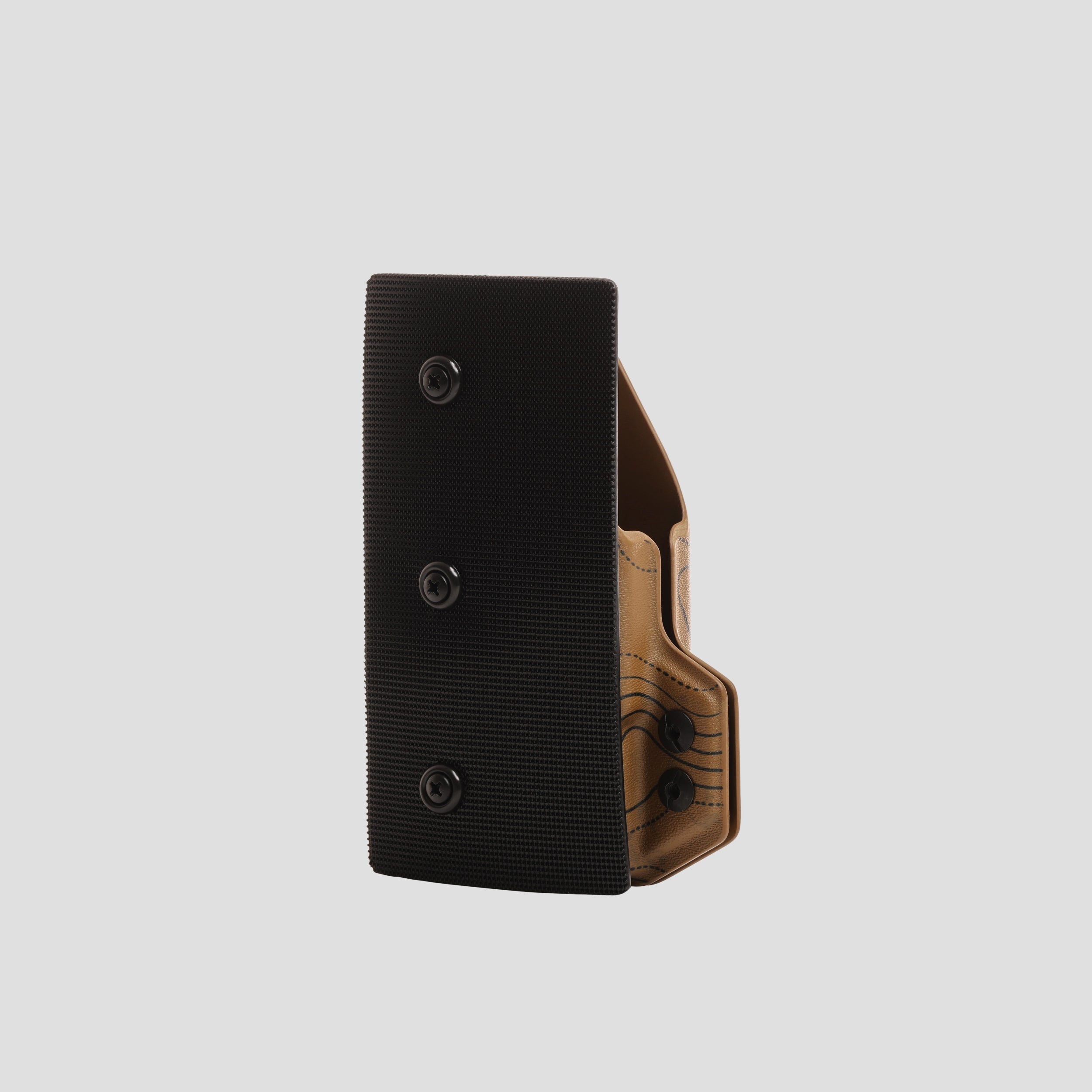 KYDEX HOLSTER WITH VELCRO® HOOK ATTACHMENT PANEL (LIGHT BEARING) TOPO SANDSTORM - 945industries