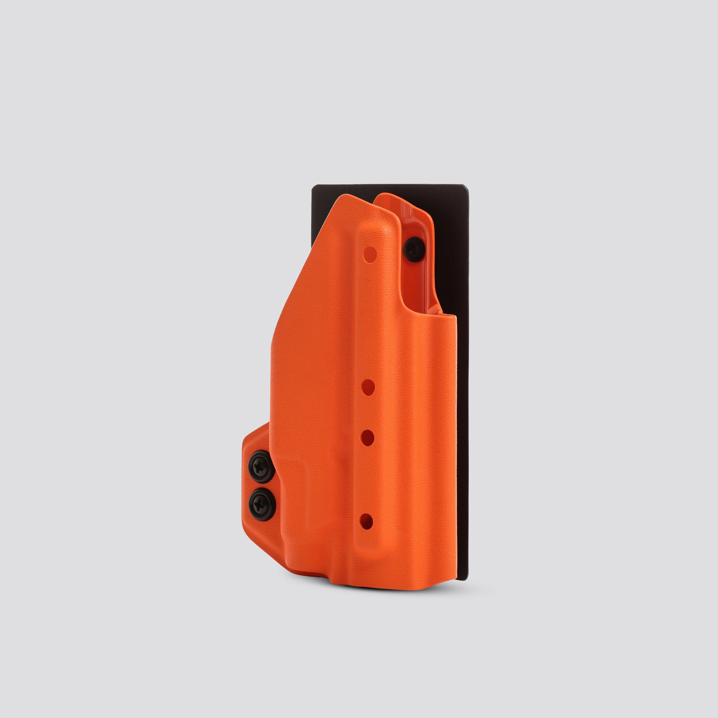 KYDEX HOLSTER WITH VELCRO® HOOK ATTACHMENT PANEL (LIGHT BEARING) HUNTER ORANGE - 945industries