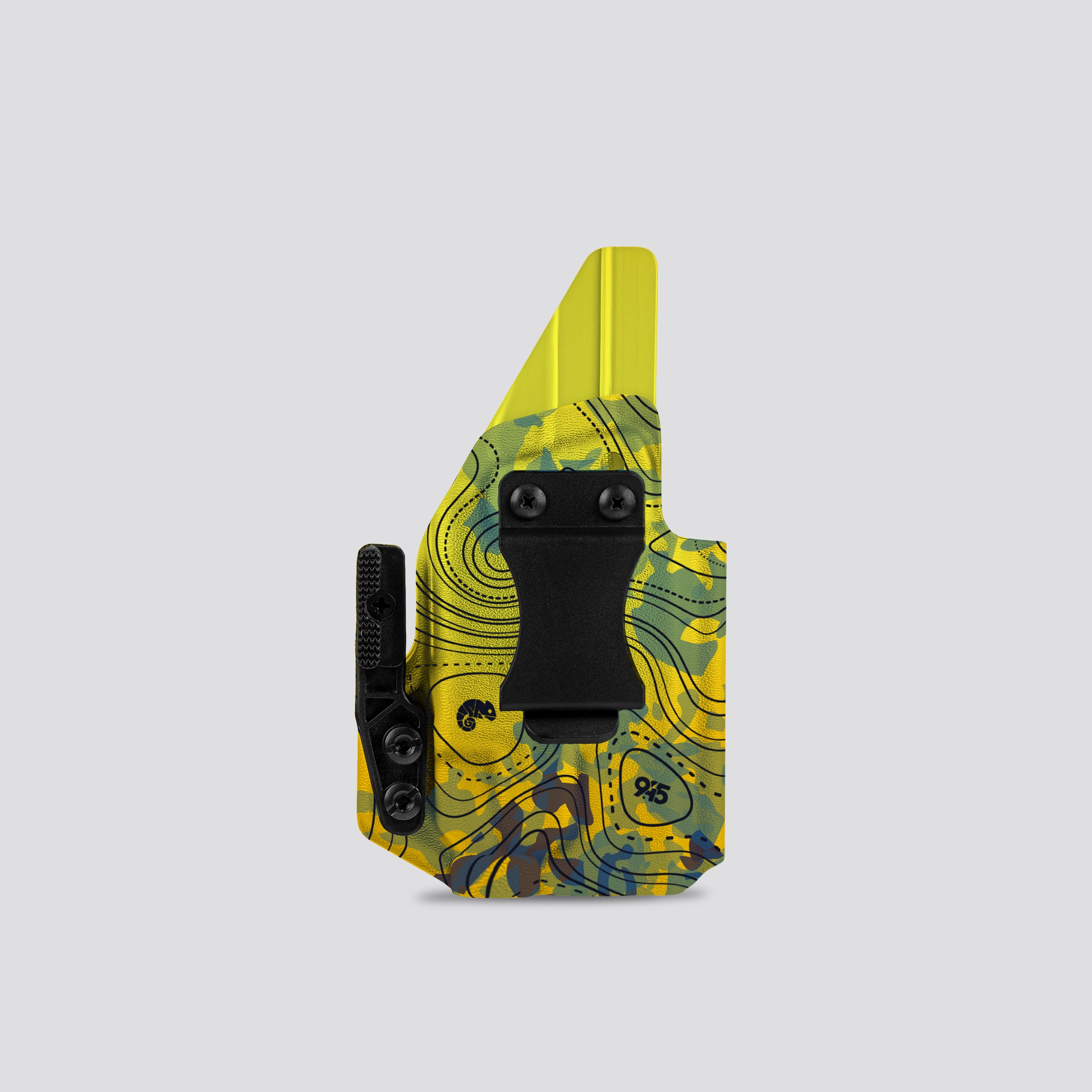 KYDEX HOLSTER INSIDE THE WAISTBAND (IWB) (LIGHT BEARING) TOPO CANARY