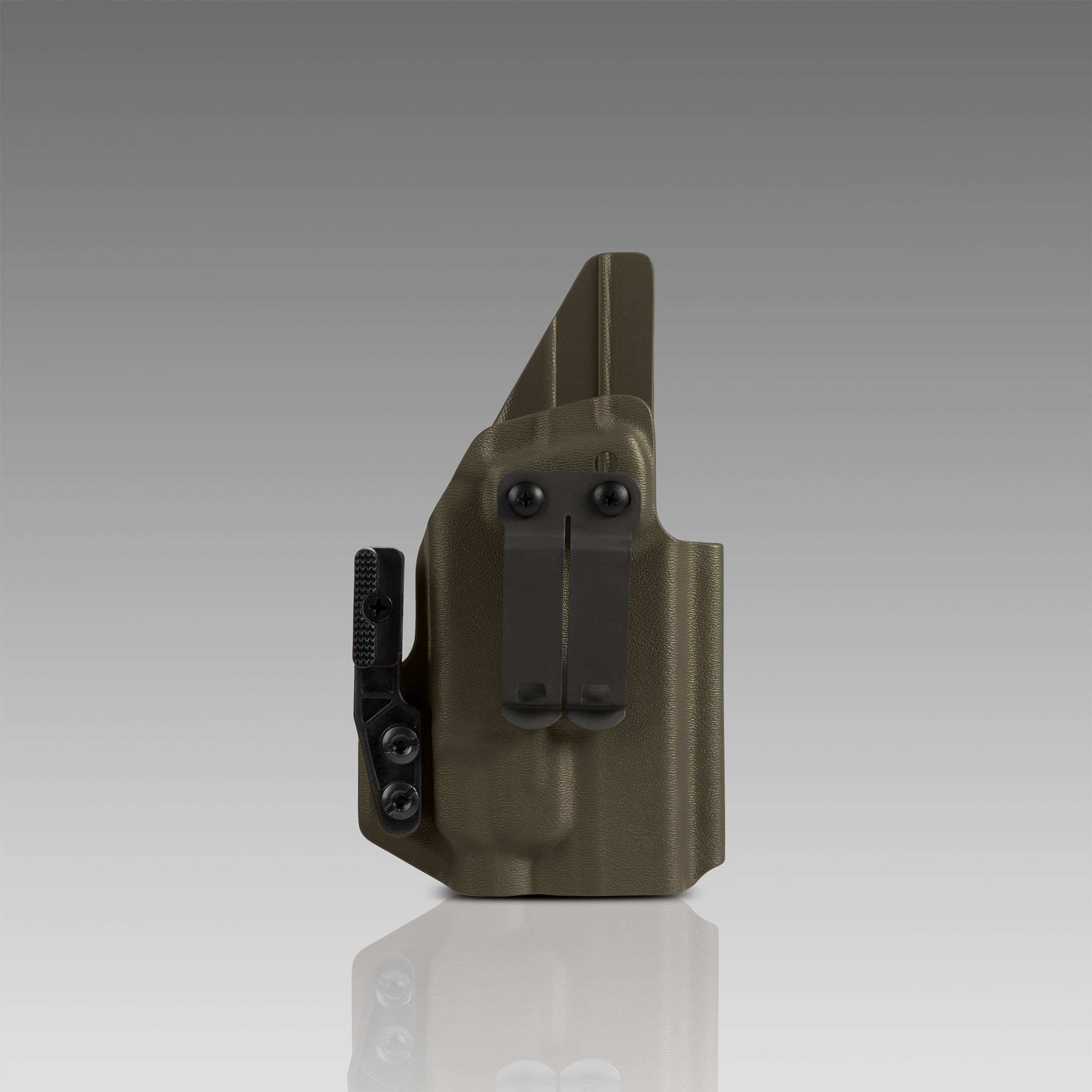 KYDEX HOLSTER INSIDE THE WAISTBAND (IWB) (LIGHT BEARING) OD Green