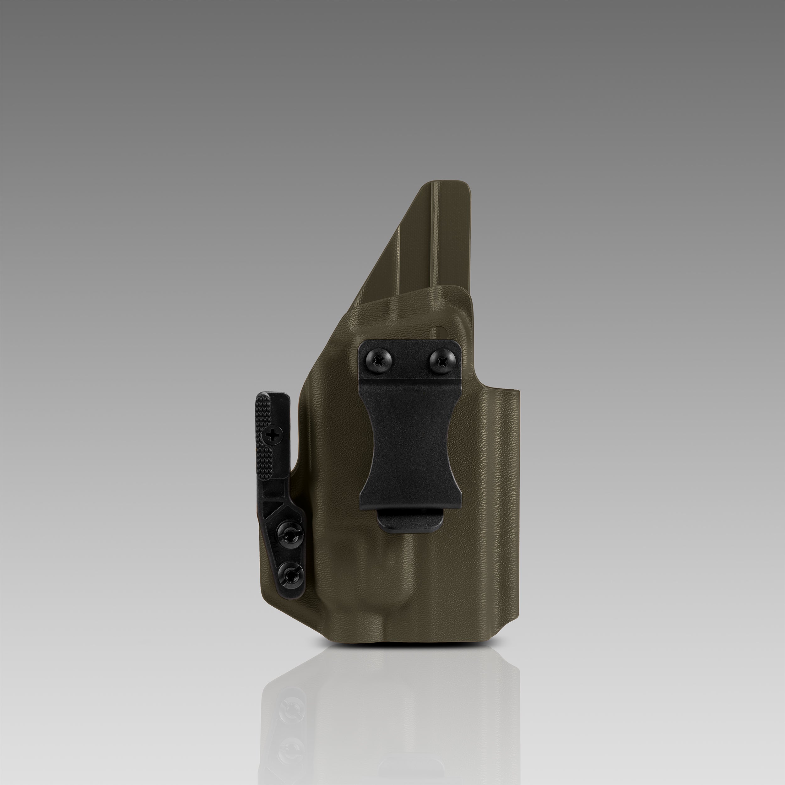 KYDEX HOLSTER INSIDE THE WAISTBAND (IWB) (LIGHT BEARING) OD Green